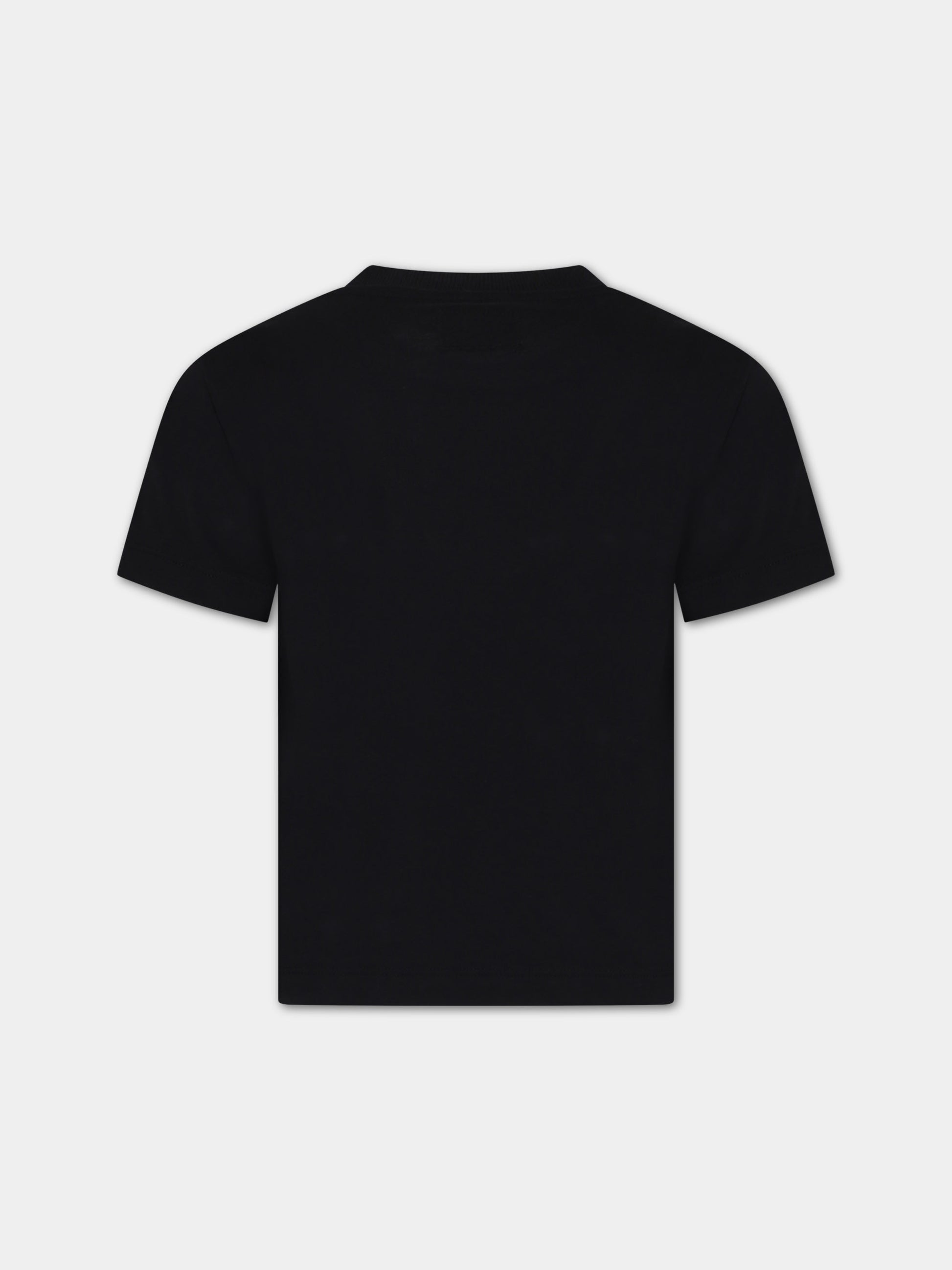 T-shirt blu per bambino con logo,C. P. Company,CNM008 LAA17 41150