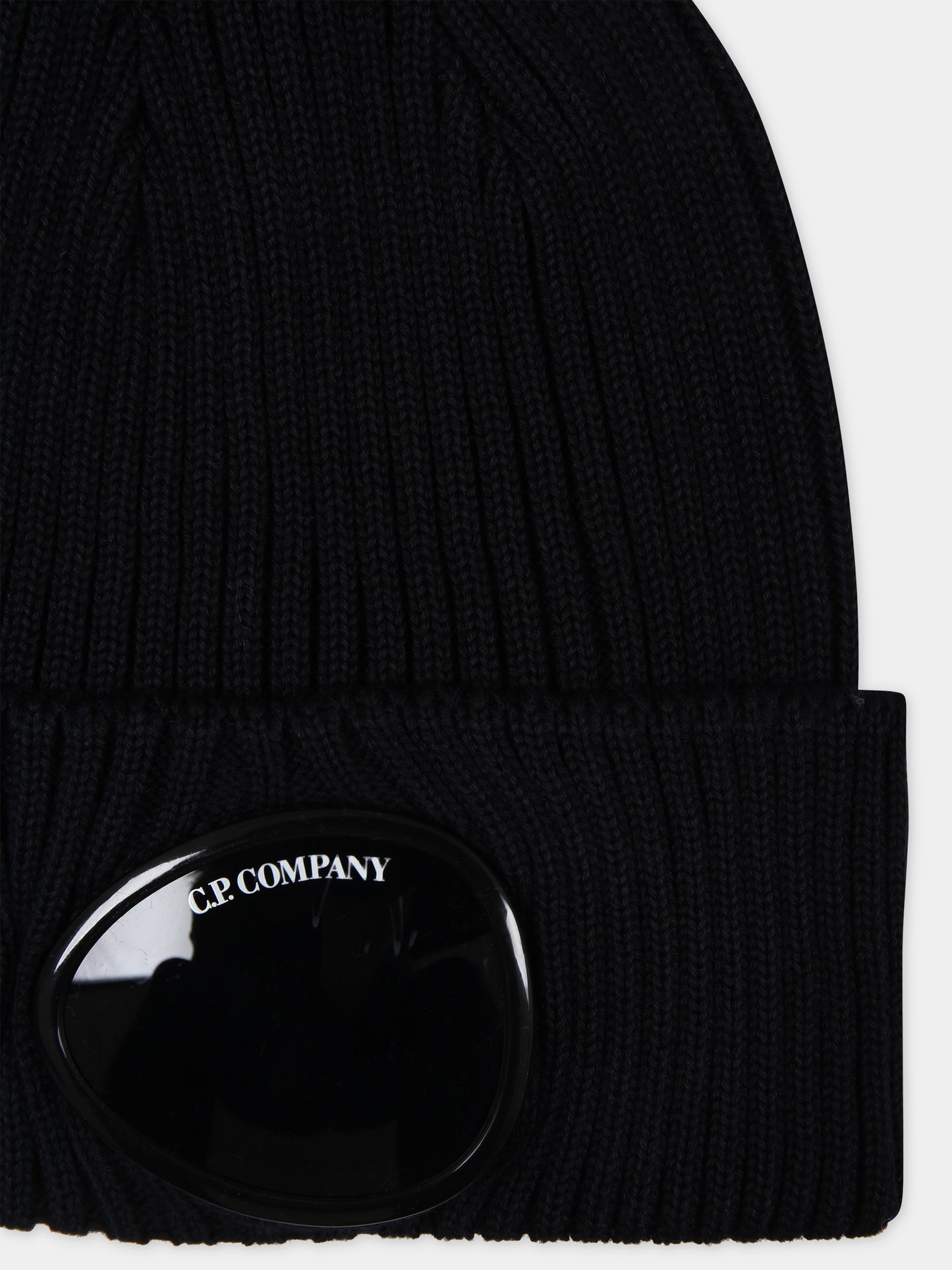 Berretto blu per bambino con dettaglio Goggle,C. P. Company,CUX007 LHE63 41150