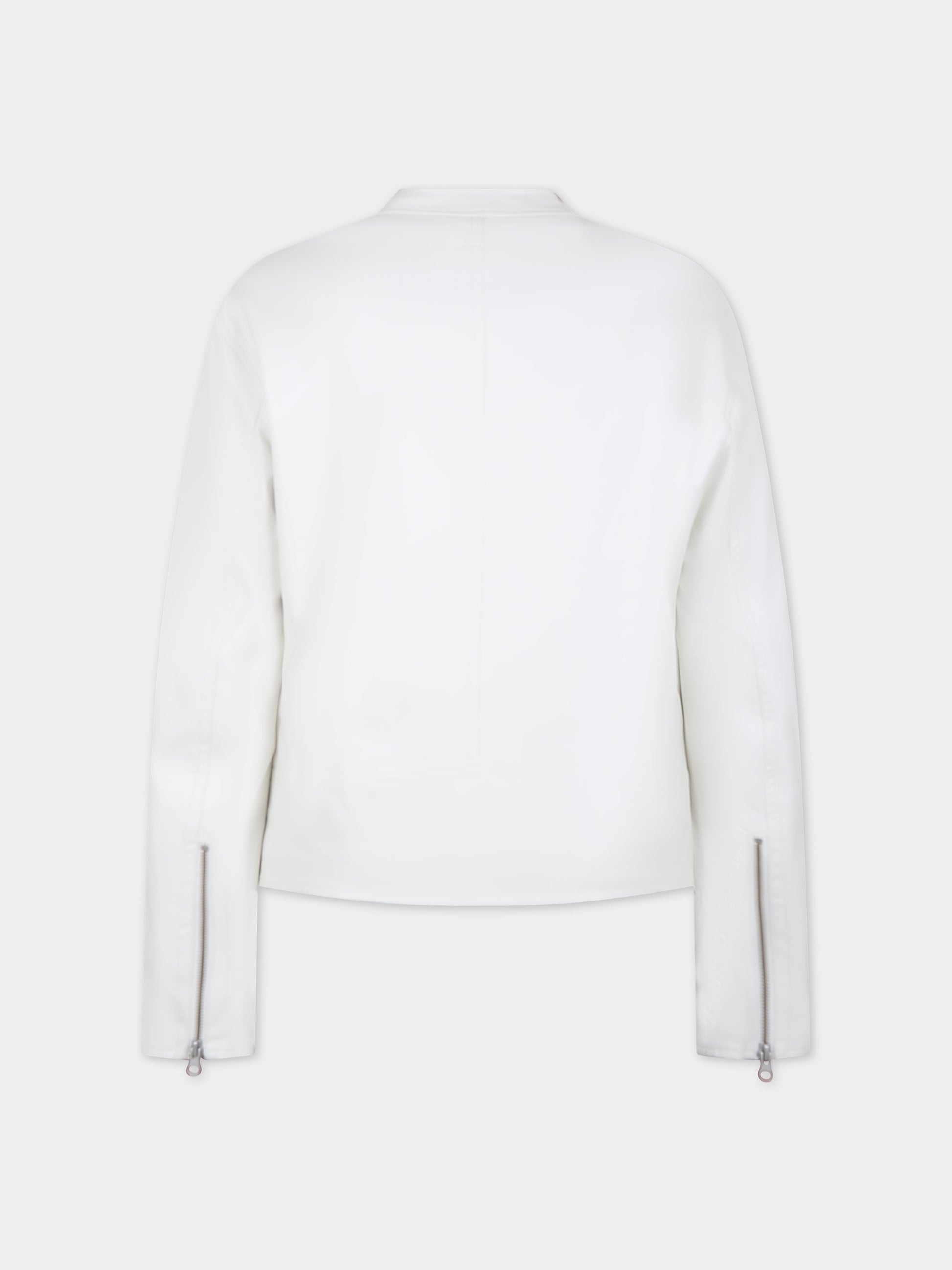 Giubbotto bianco per bambini con logo,Mm6 Maison Margiela,M60497 MM01Y MM6J15BU M6101