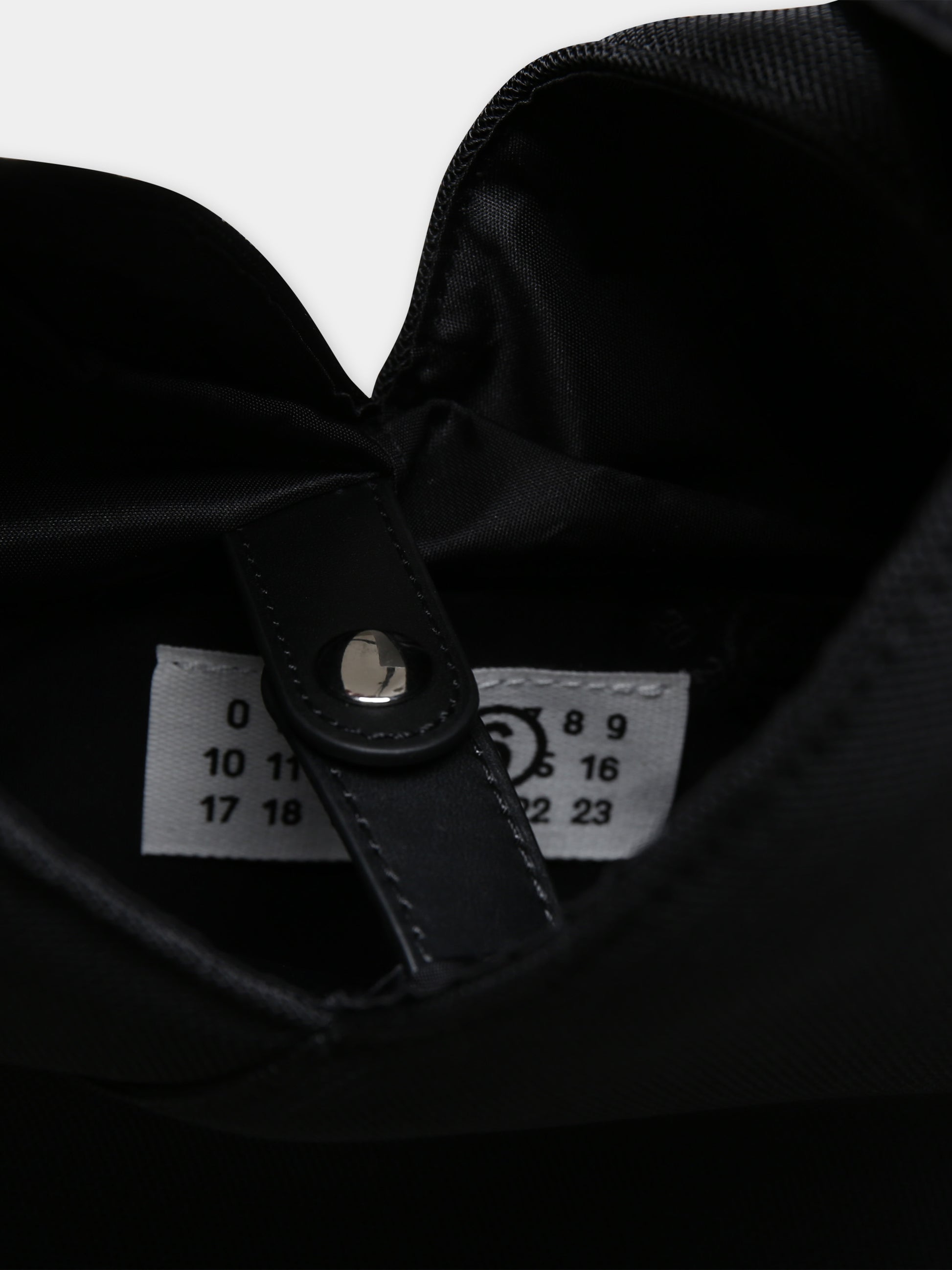 Borsa a mano nera per bambina,Mm6 Maison Margiela,M60606 P6414 JAPANESE MINI T8013