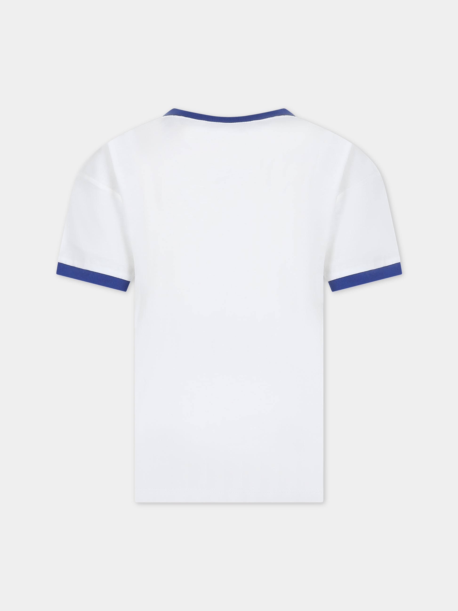 T-shirt avorio per bambino con logo,Gucci Kids,724772 XJF6M 9332