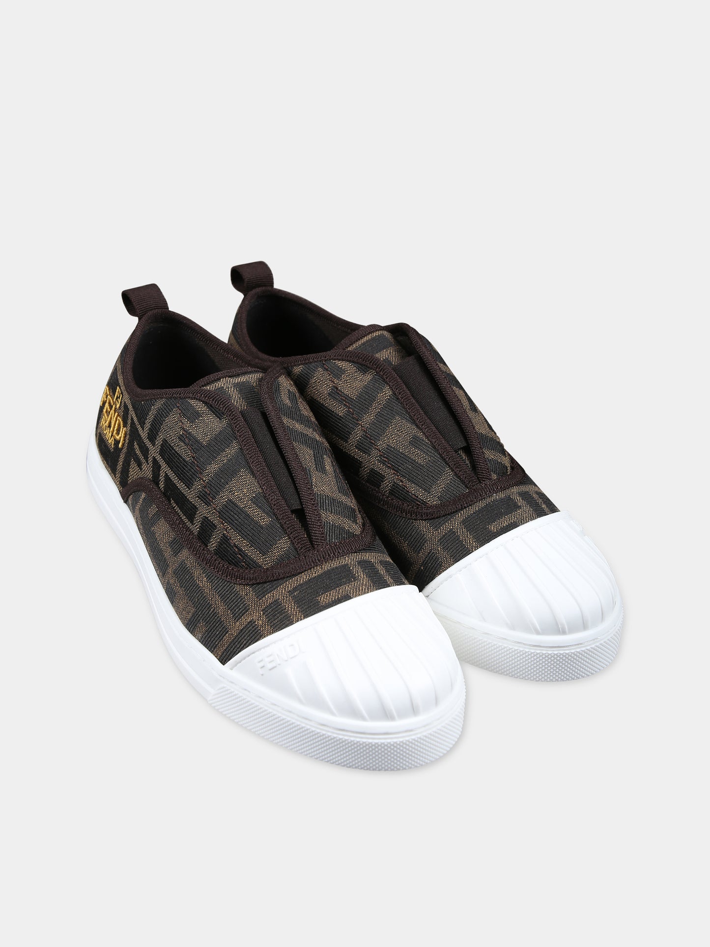 Sneakers per bambini con logo FF all-over,Fendi Kids,JMR462 AJZE F1NJK