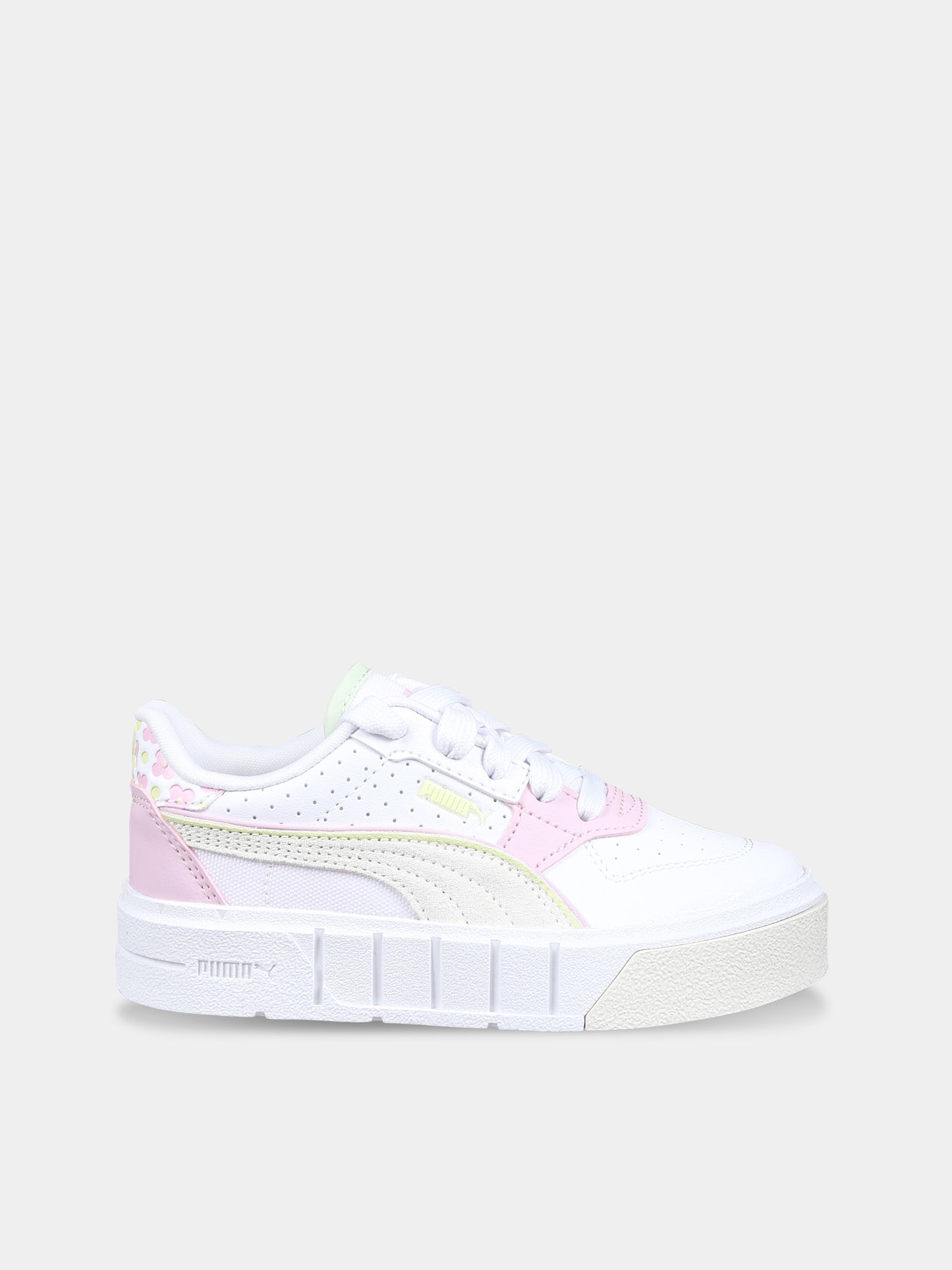 Sneakers Cali bianche per bambina con logo,Puma,24SMPU395381 01