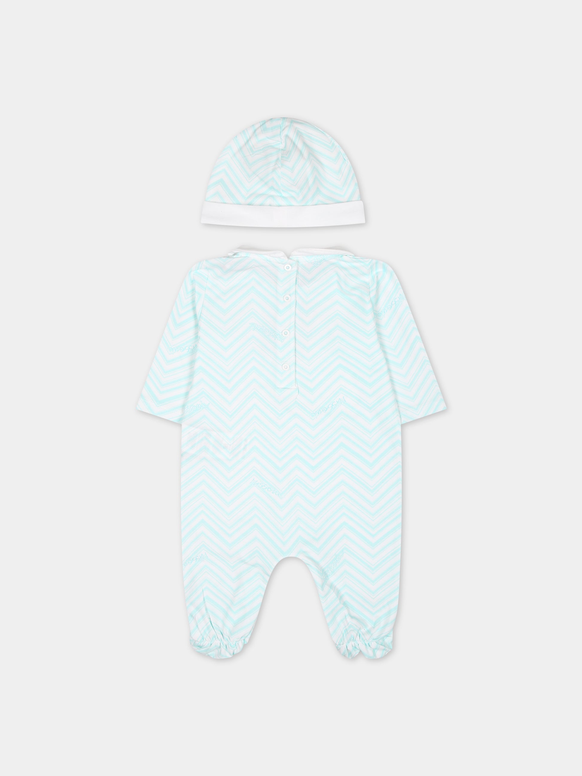 Set tutina verde per neonati,Missoni,MUB510 J0394 100CE