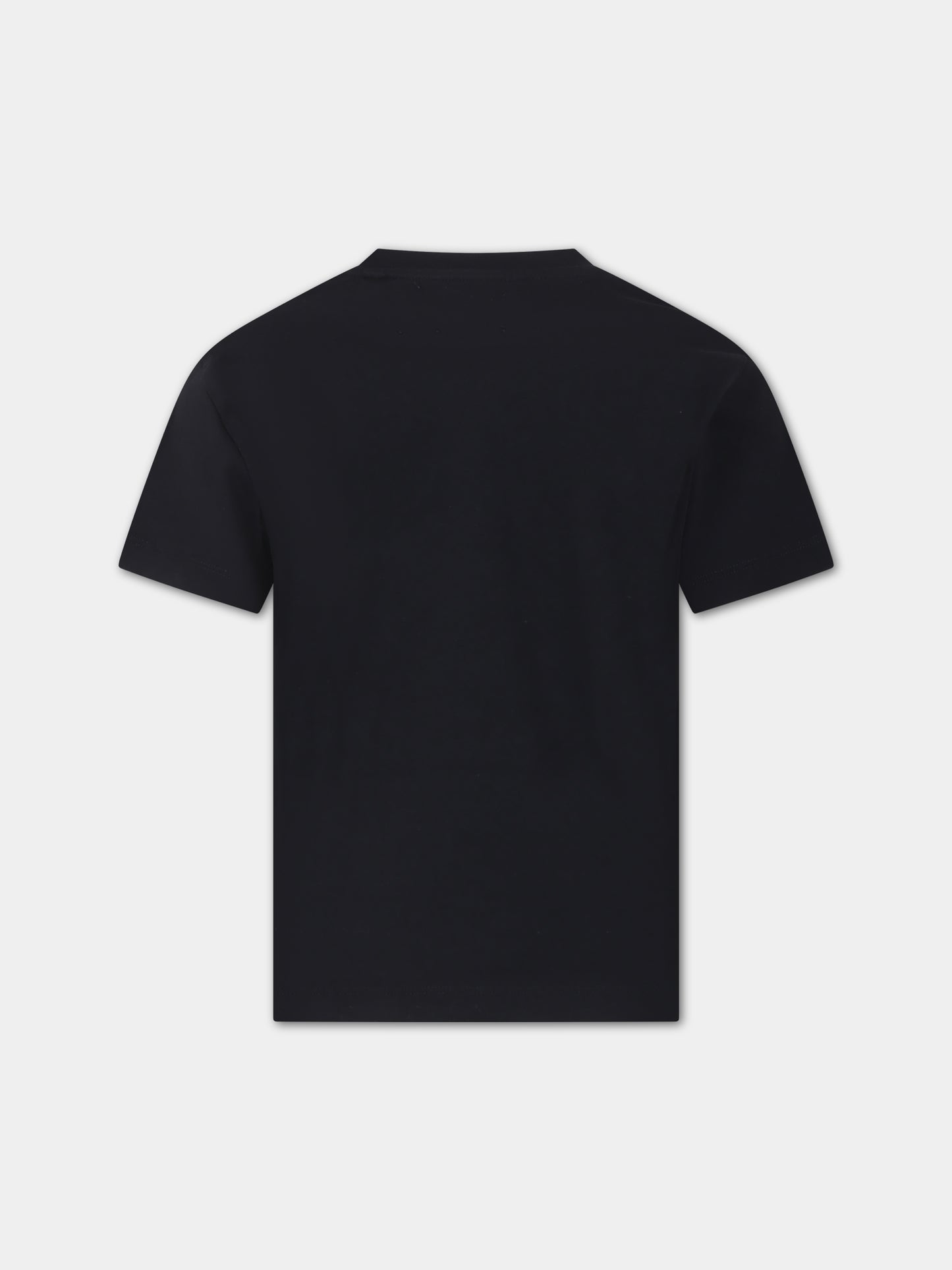T-shirt nera per bambino con logo,Off White,OBAA002S24JER0051084