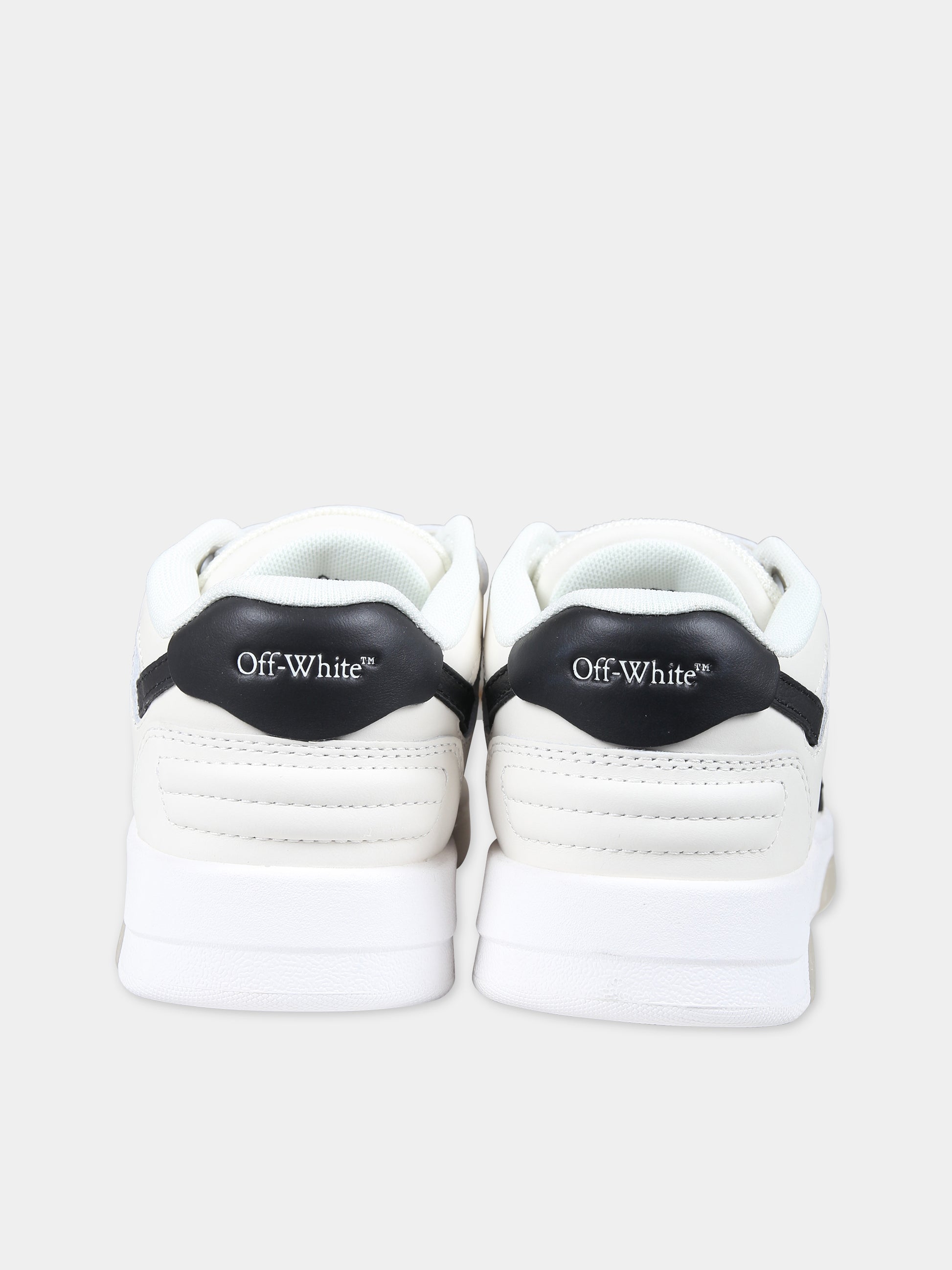 Sneakers bianche per bambino con iconiche frecce,Off White,OBIA008S24LEA0010310