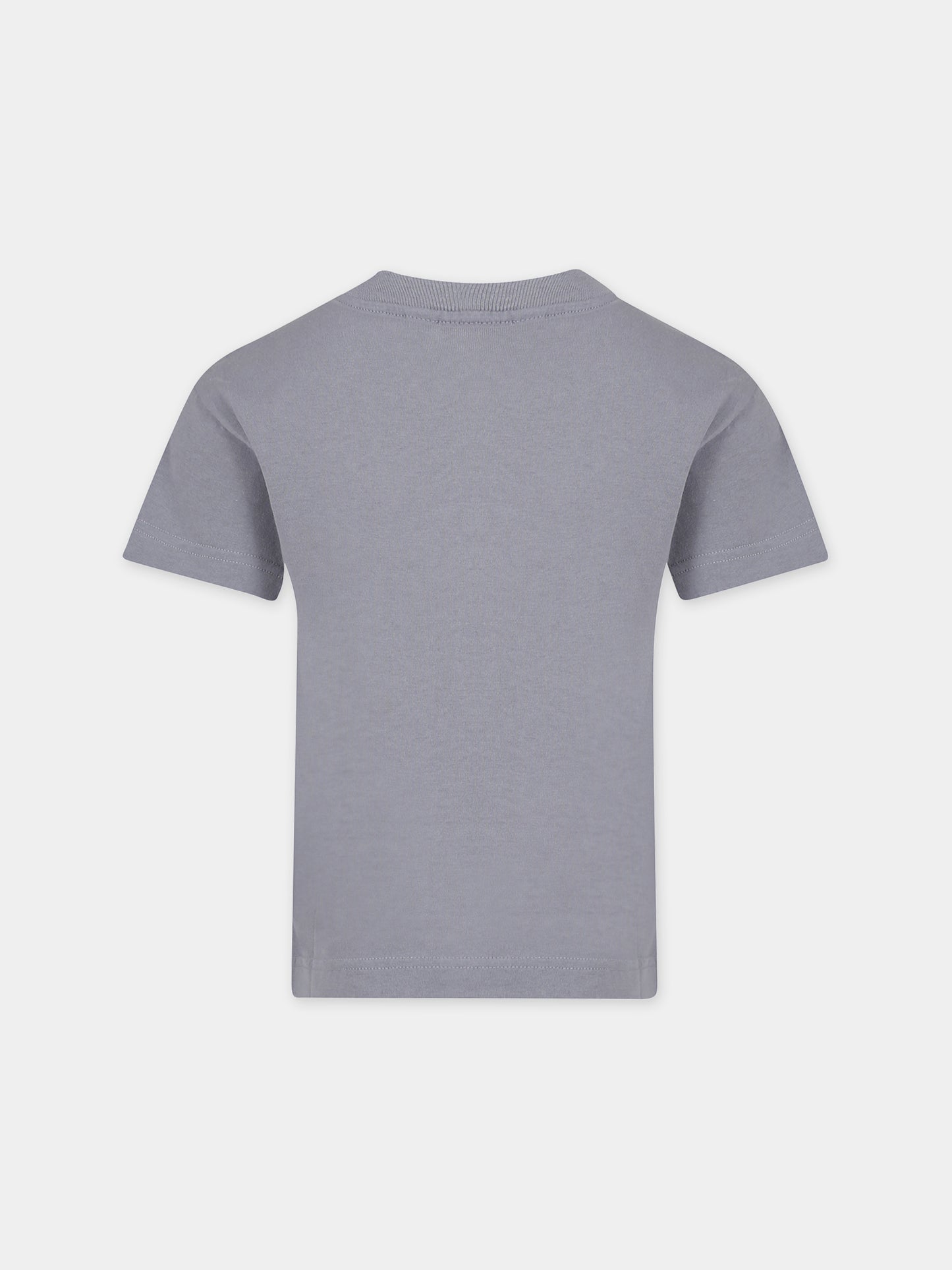 T-shirt grigia per bambino con logo,Palm Angels,PBAA003S24JER0030725