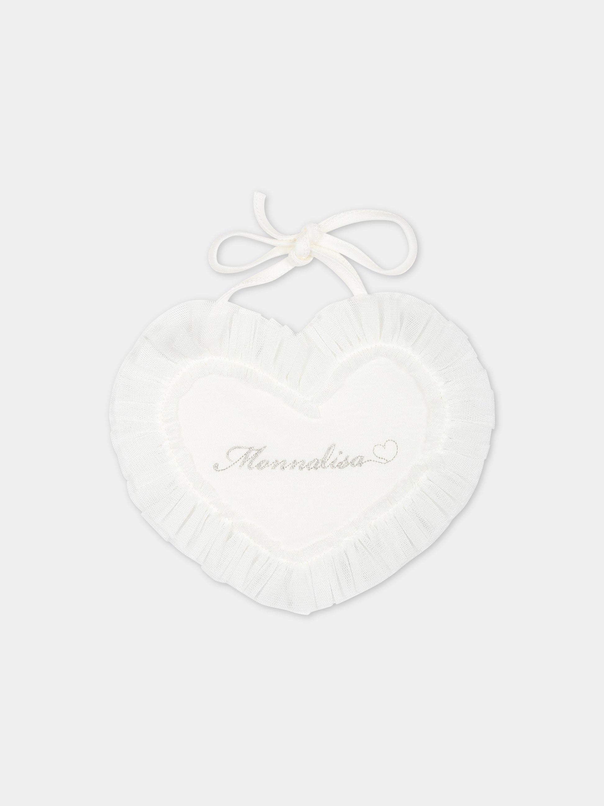 Set per neonata con cuore e rouches,Monnalisa,35C507 3000 0001