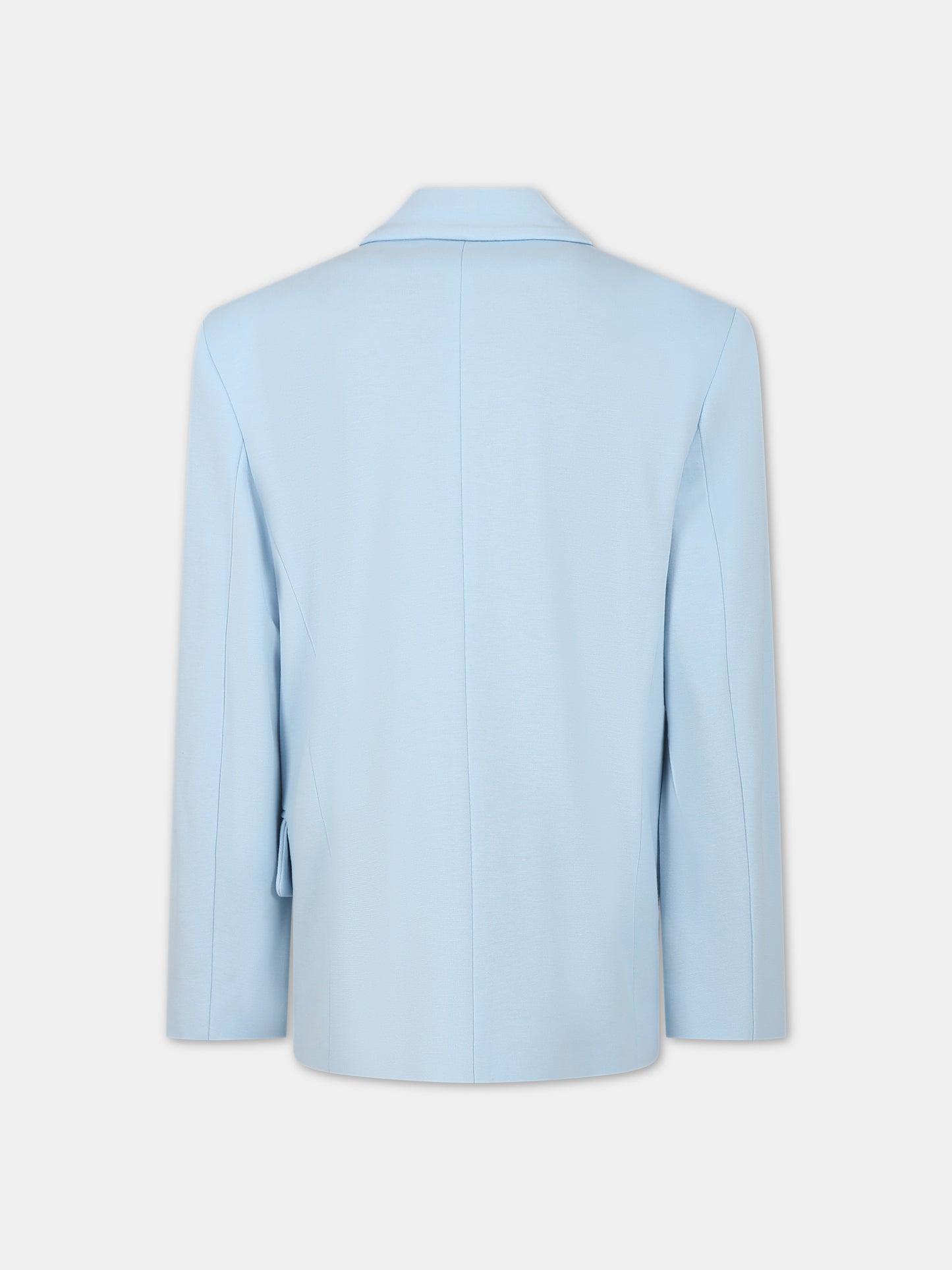 Giacca celeste per bambino,Balmain Kids,BU2Q34 J0371 684