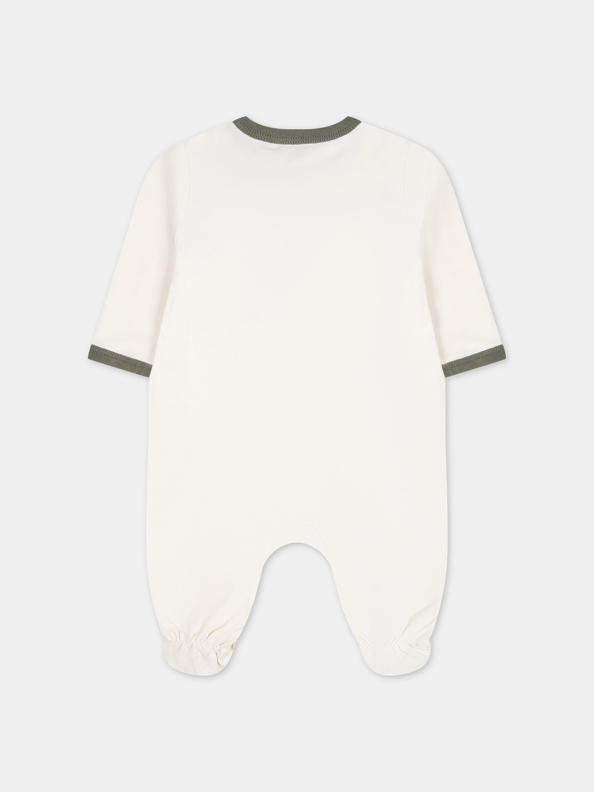 Tutina avorio per neonato con logo,Timberland,T60182 127