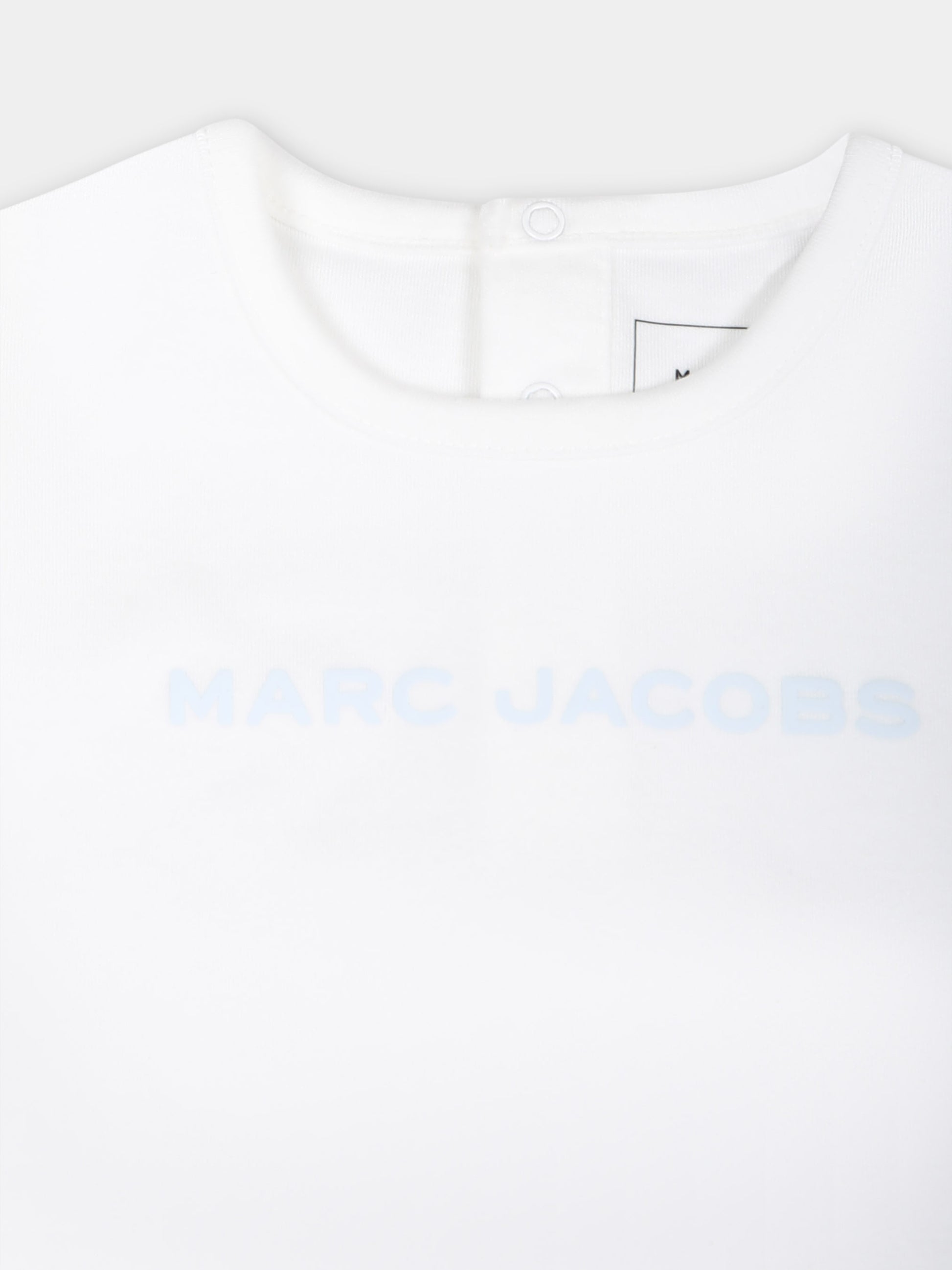 Completo sportivo celeste per neonato con logo,Marc Jacobs,W60157 791