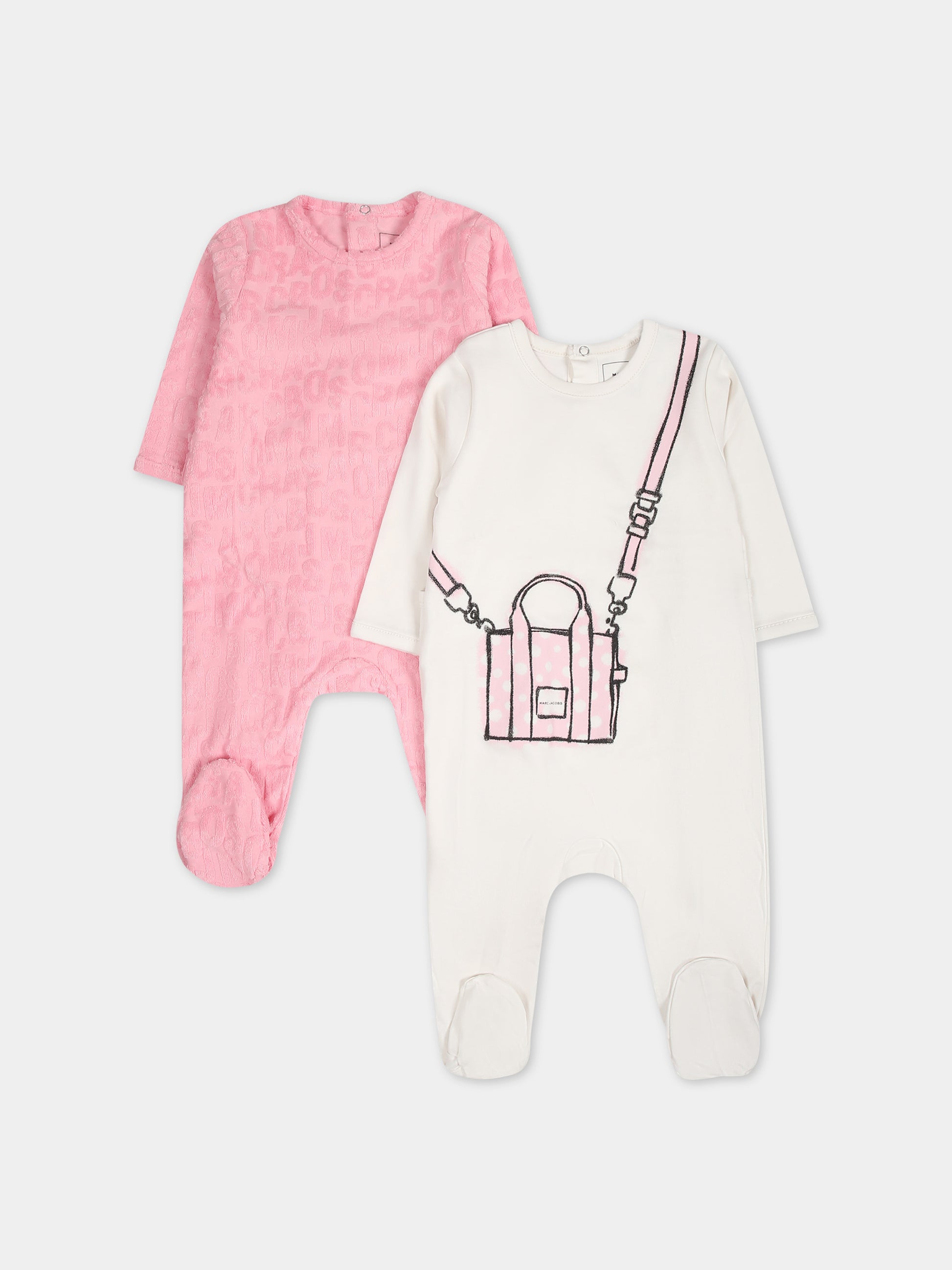Set multicolor per neonata con logo,Little Marc Jacobs,W60150 45T
