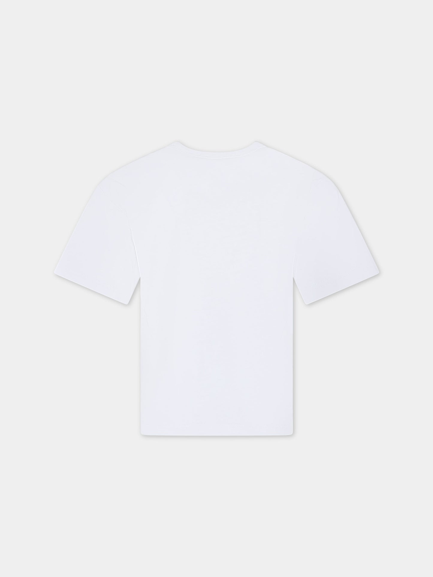 T-shirt bianca per bambina con logo,Little Marc Jacobs,W60205 10P