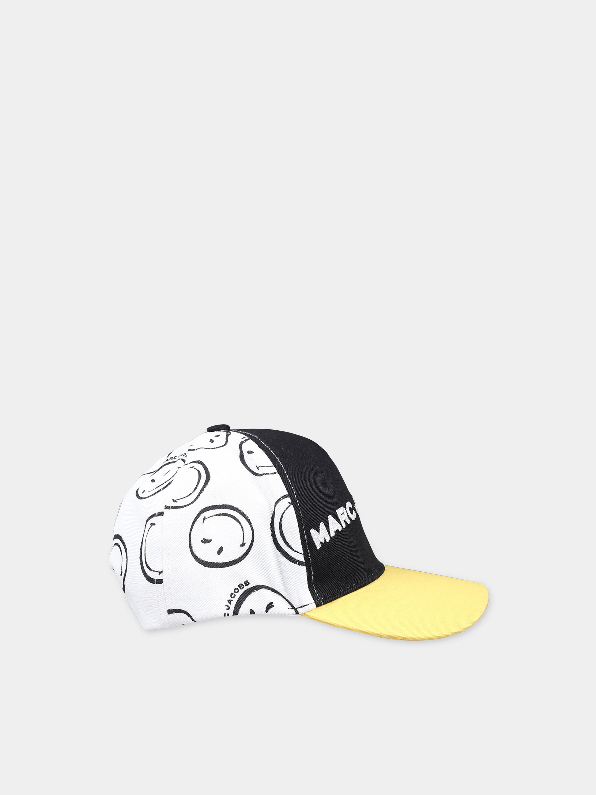 Cappello con visiera multicolor per bambini con smile,Little Marc Jacobs,W60005 09B