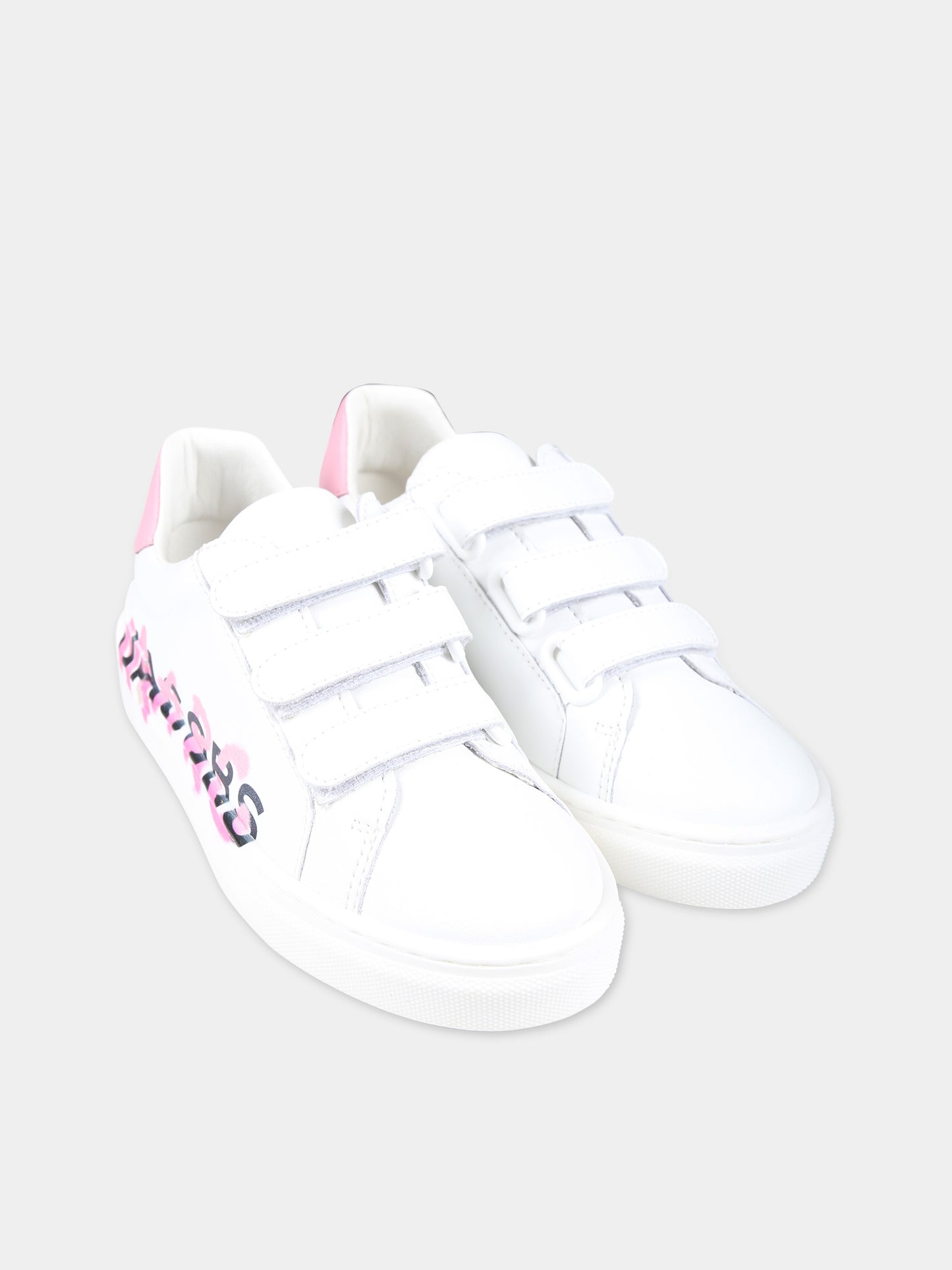 Sneakers per bambina con logo,Little Marc Jacobs,W60054 10P