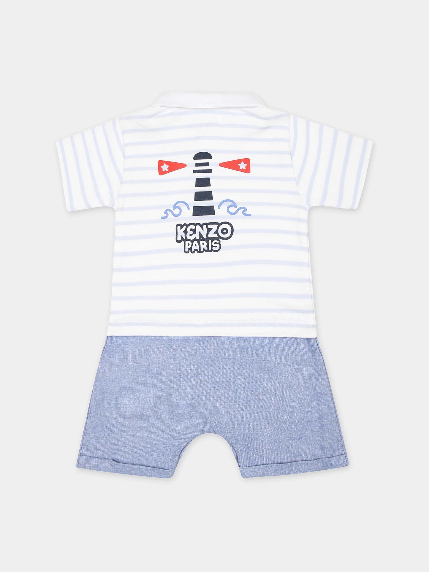 Pagliaccetto multicolor per neonato,Kenzo Kids,K60062 10P