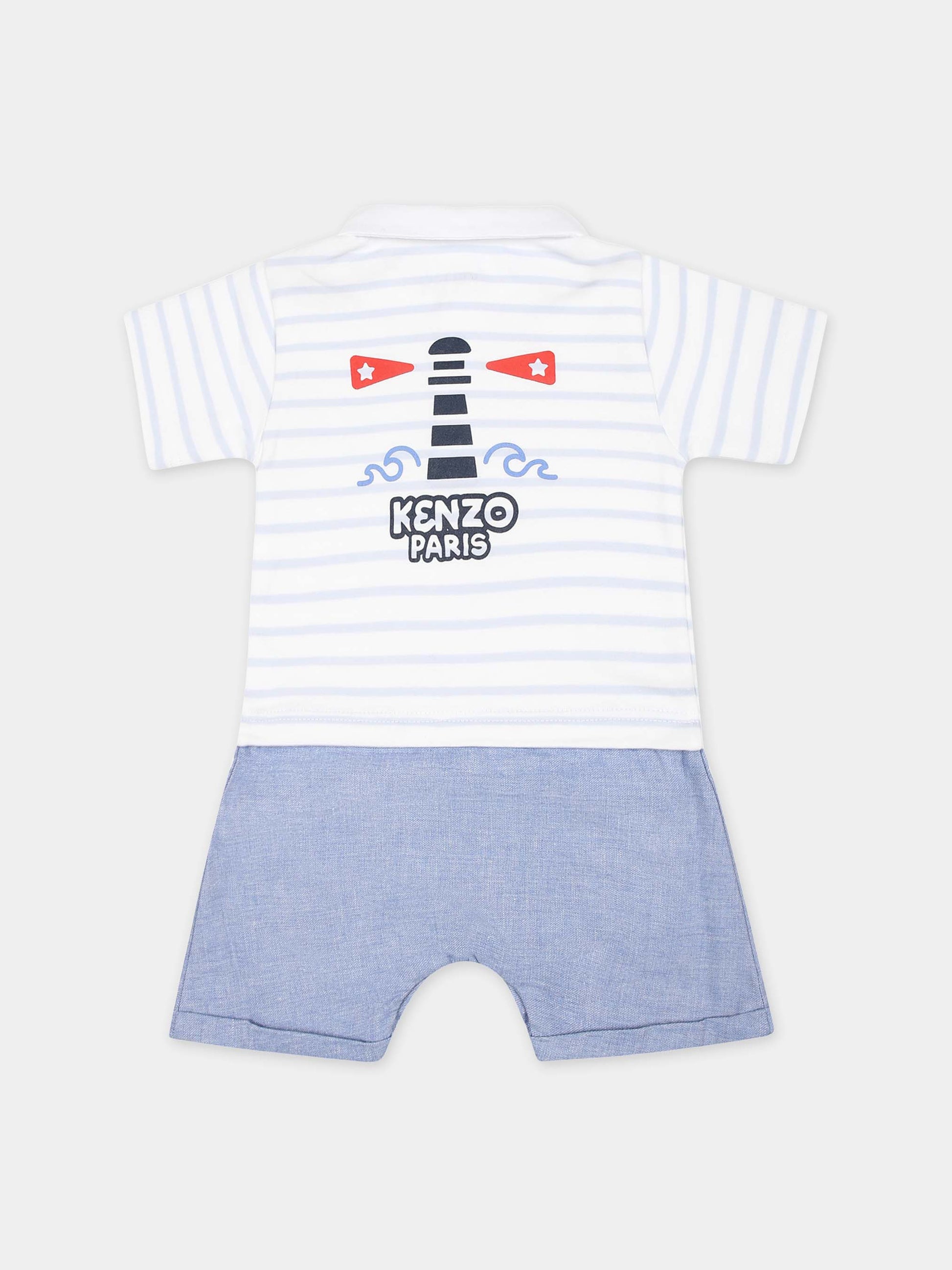 Pagliaccetto multicolor per neonato,Kenzo Kids,K60062 10P
