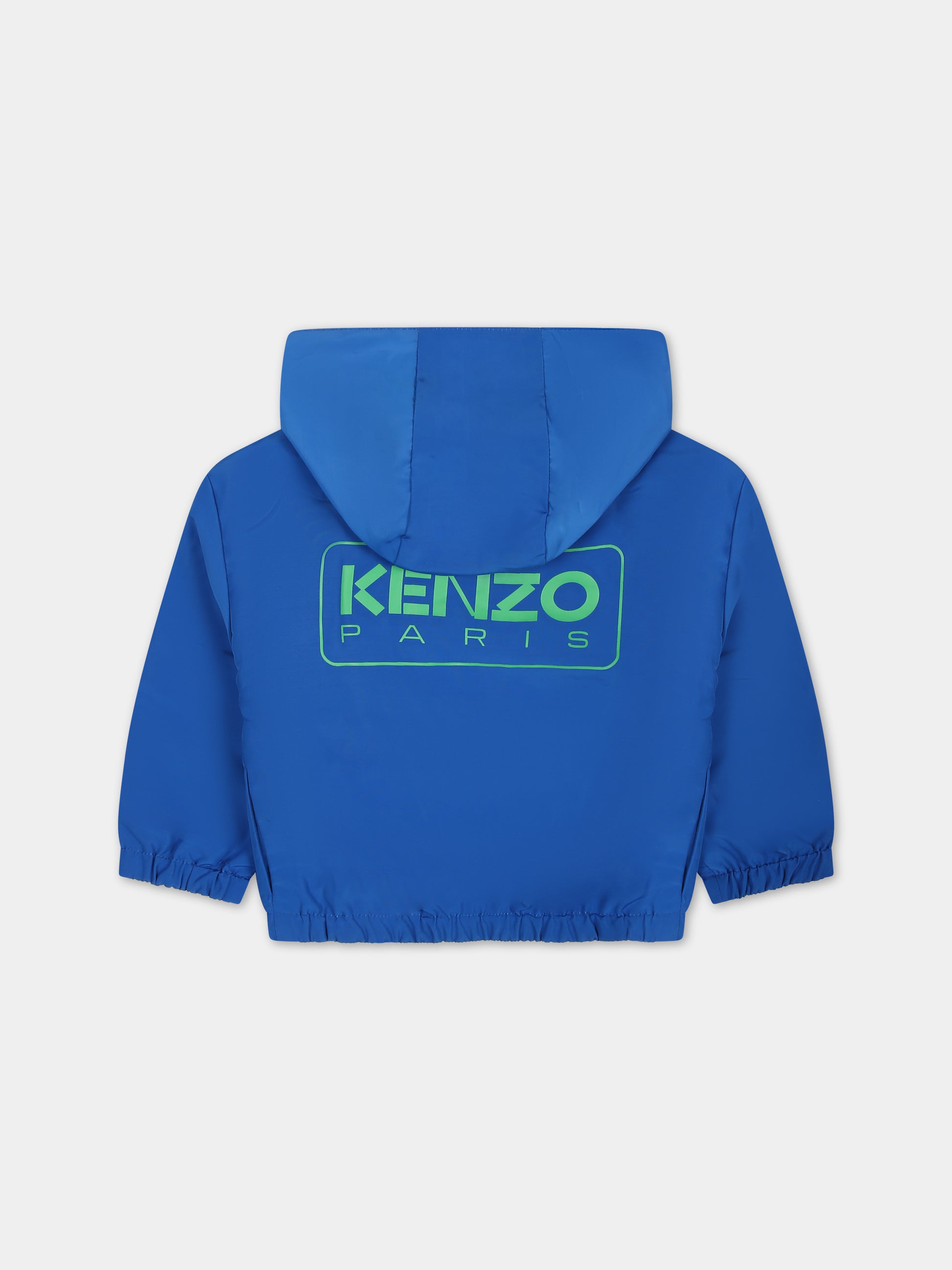 Giacca a vento reversibile per neonato con logo,Kenzo Kids,K60171 878