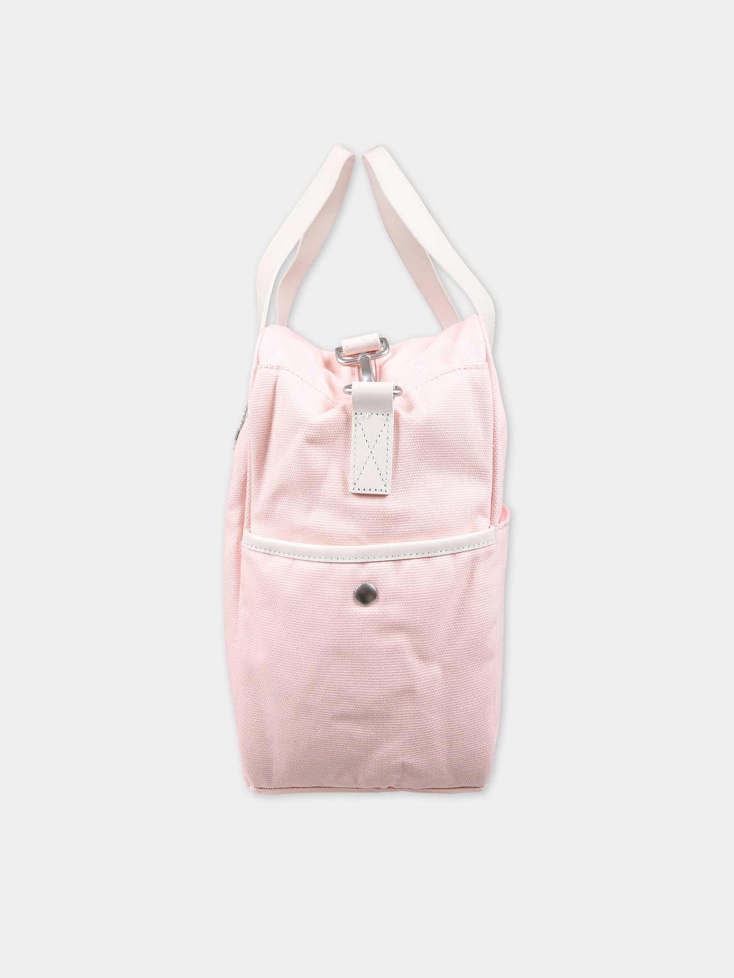 Borsa mamma rosa per neonato con logo e Tour Eiffel,Kenzo Kids,K60020 46T