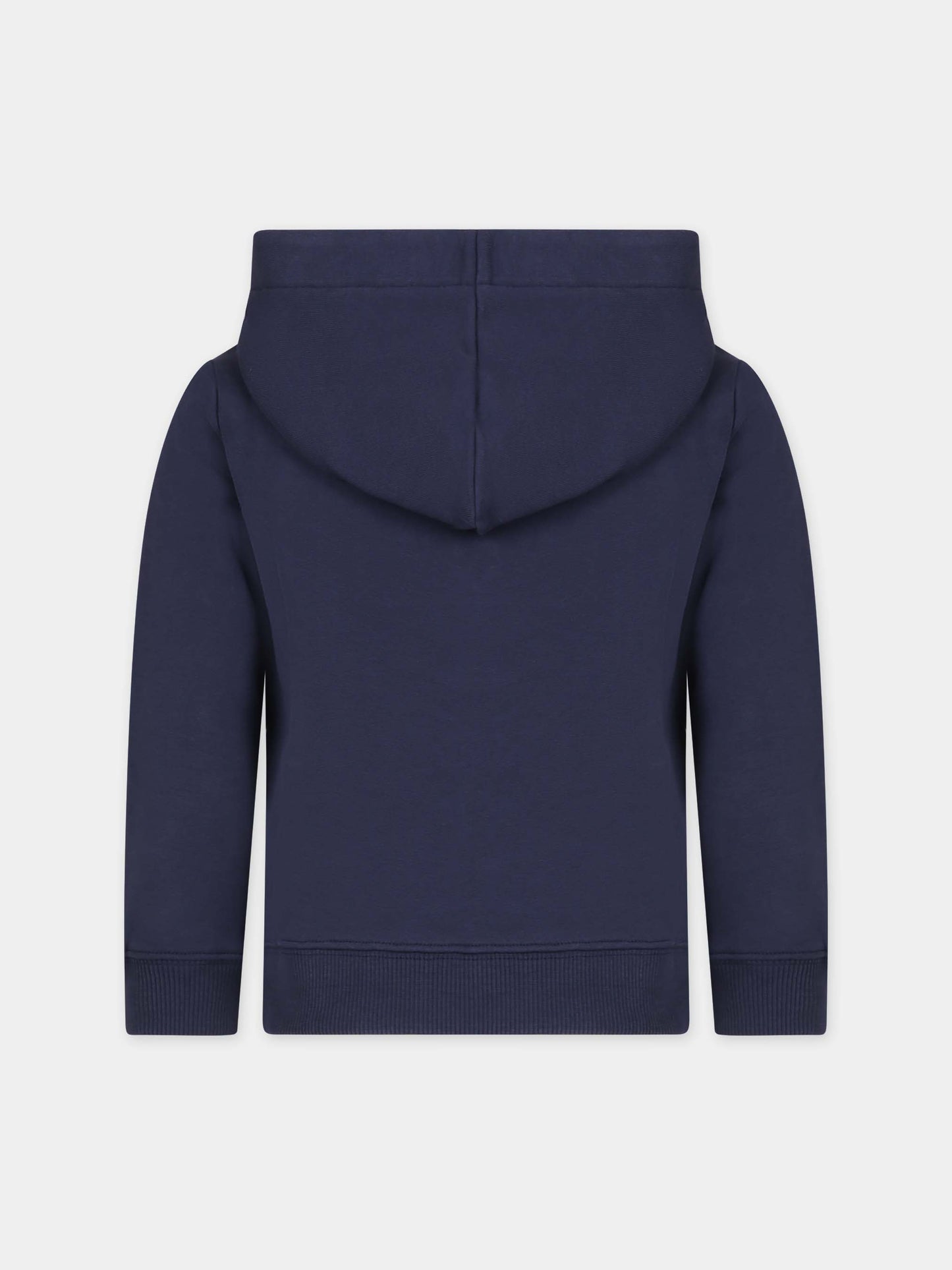 Felpa blu per bambino con logo,Lanvin Petite,N30058 84H