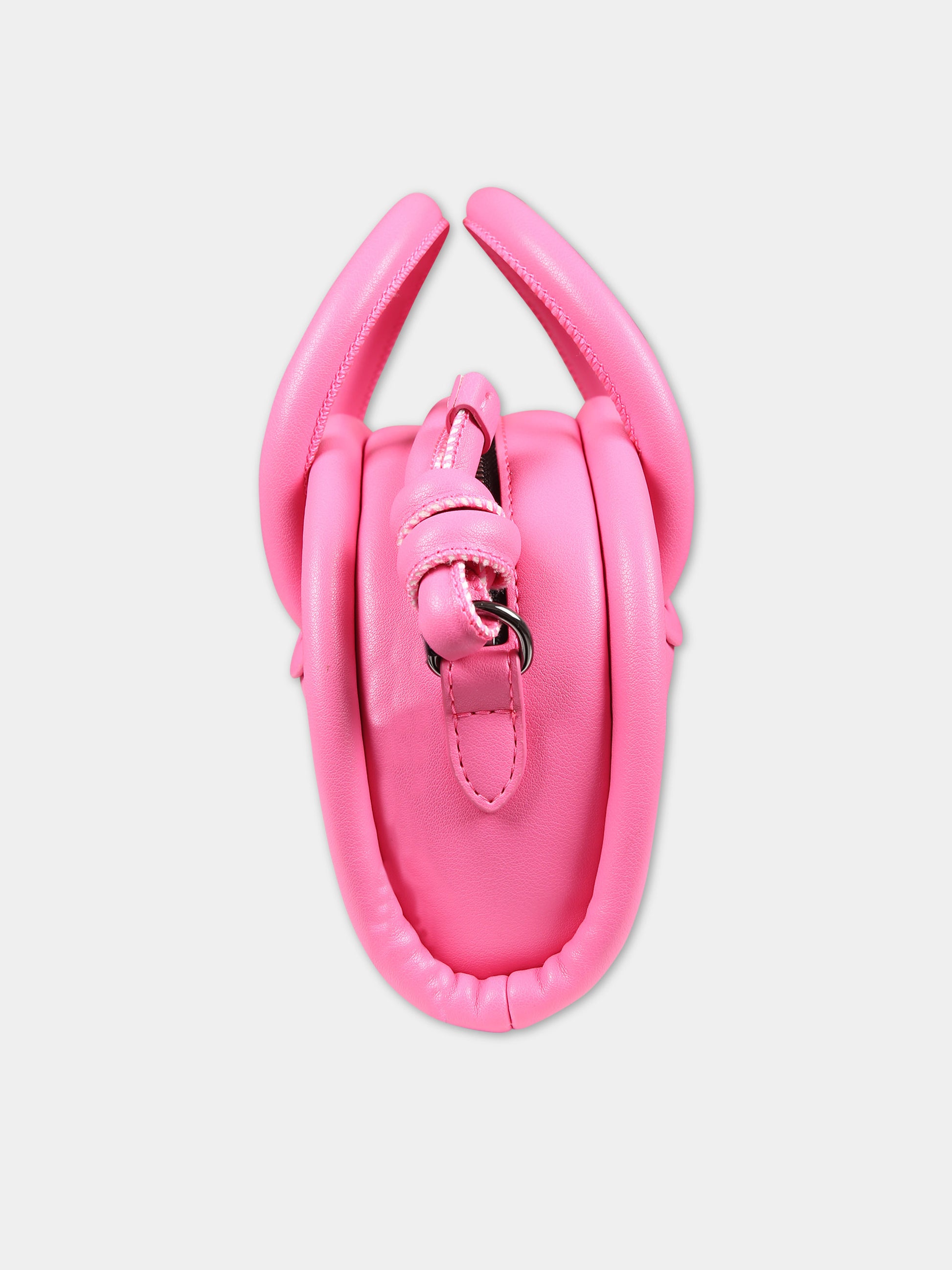 Borsa casual fucsia per bambina con logo,Karl Lagerfeld Kids,Z30154 473