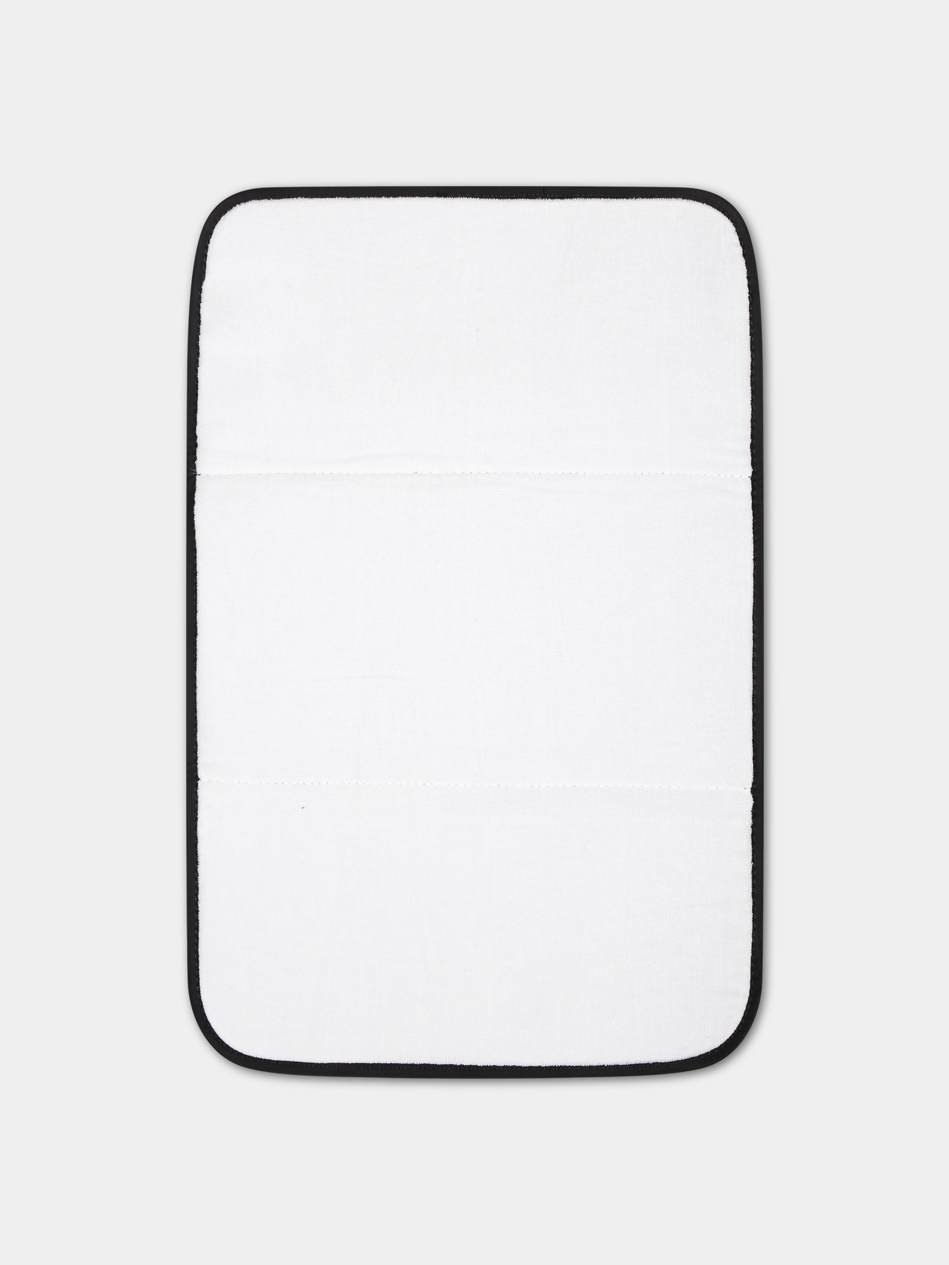 Borsa mamma nera per neonati con stampa Karl e Choupette,Karl Lagerfeld Kids,Z30167 09B