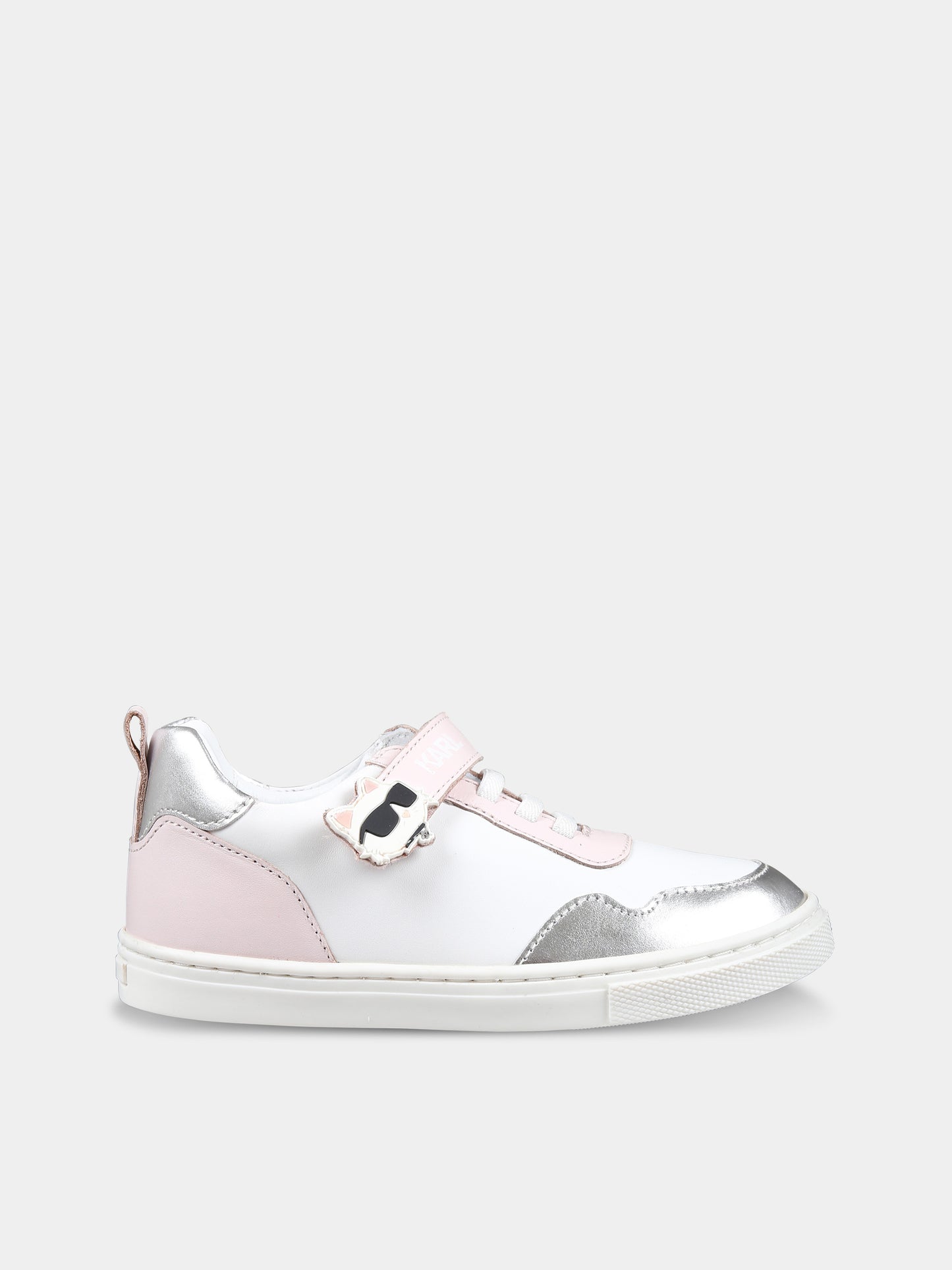 Sneakers basse multicolor per bambina,Karl Lagerfeld Kids,Z30015 016