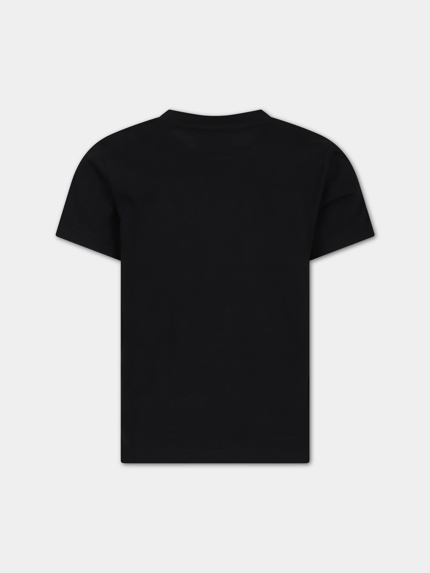 T-shirt nera per bambino con logo,Givenchy Kids,H30166 09B