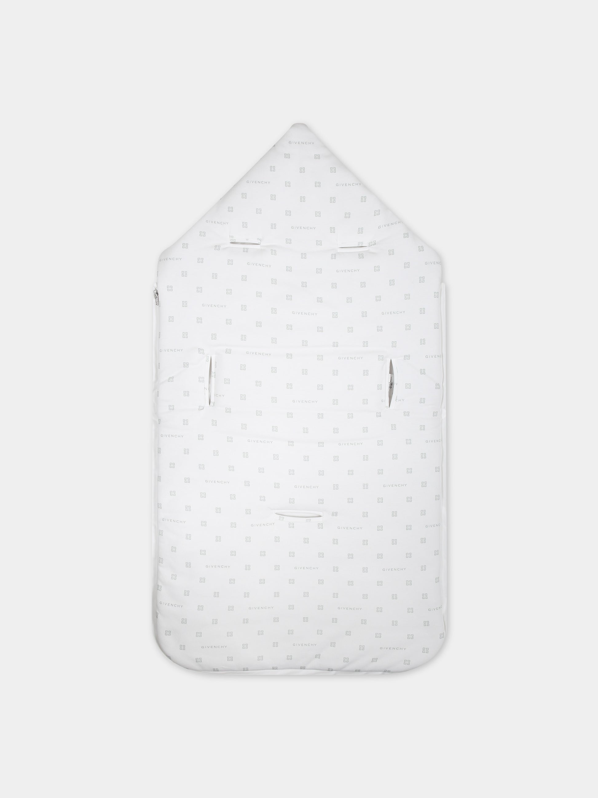 Sacco nanna bianco per neonati con logo,Givenchy Kids,H30249 10P