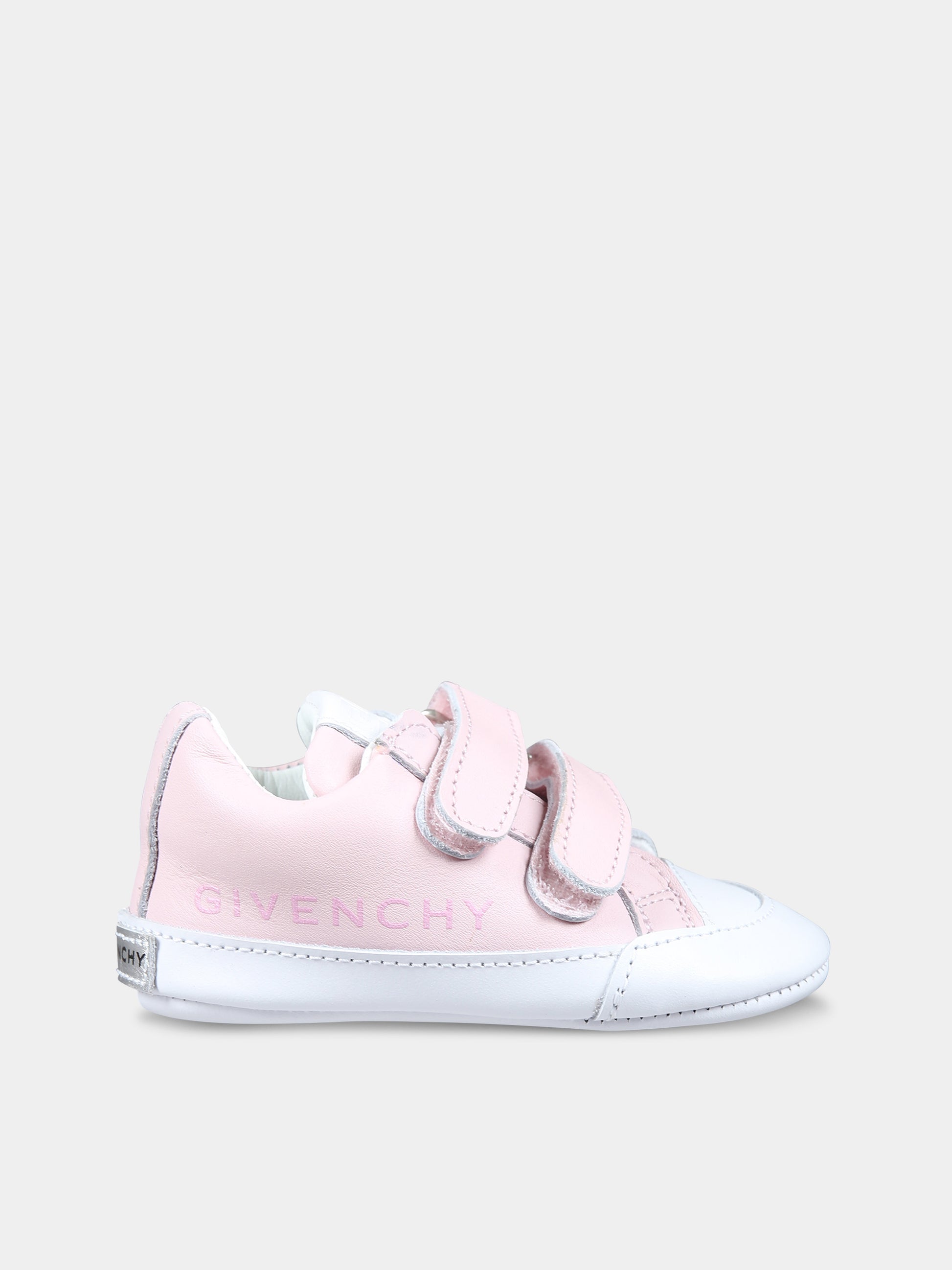 Sneakers rosa per neonata con logo,Givenchy Kids,H30228 44Z