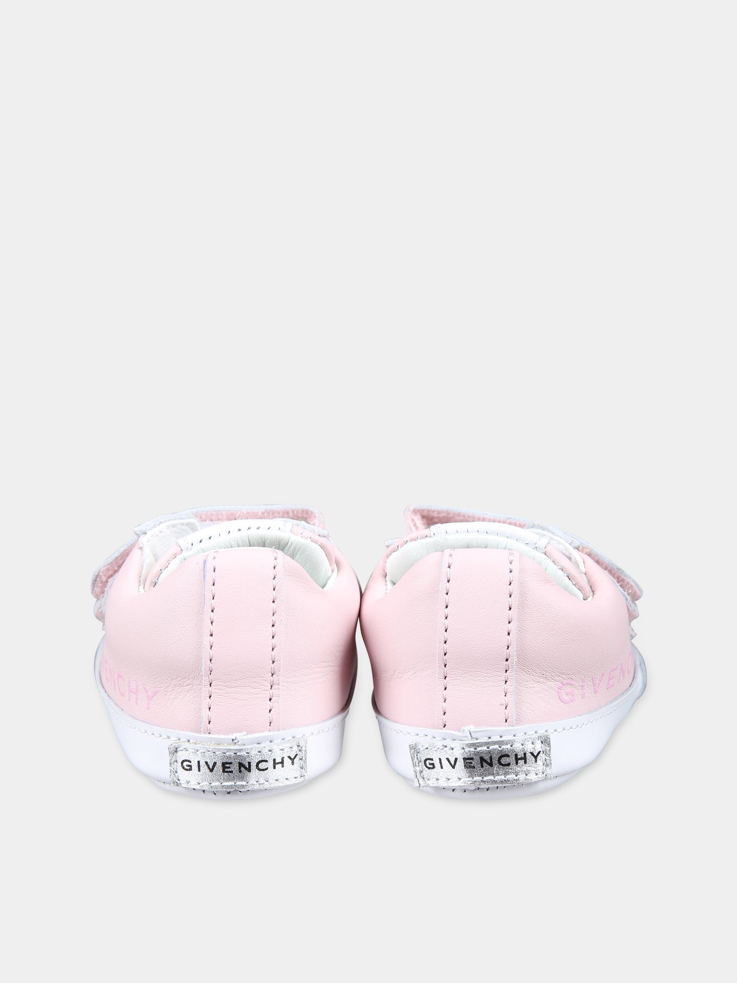 Sneakers rosa per neonata con logo,Givenchy Kids,H30228 44Z
