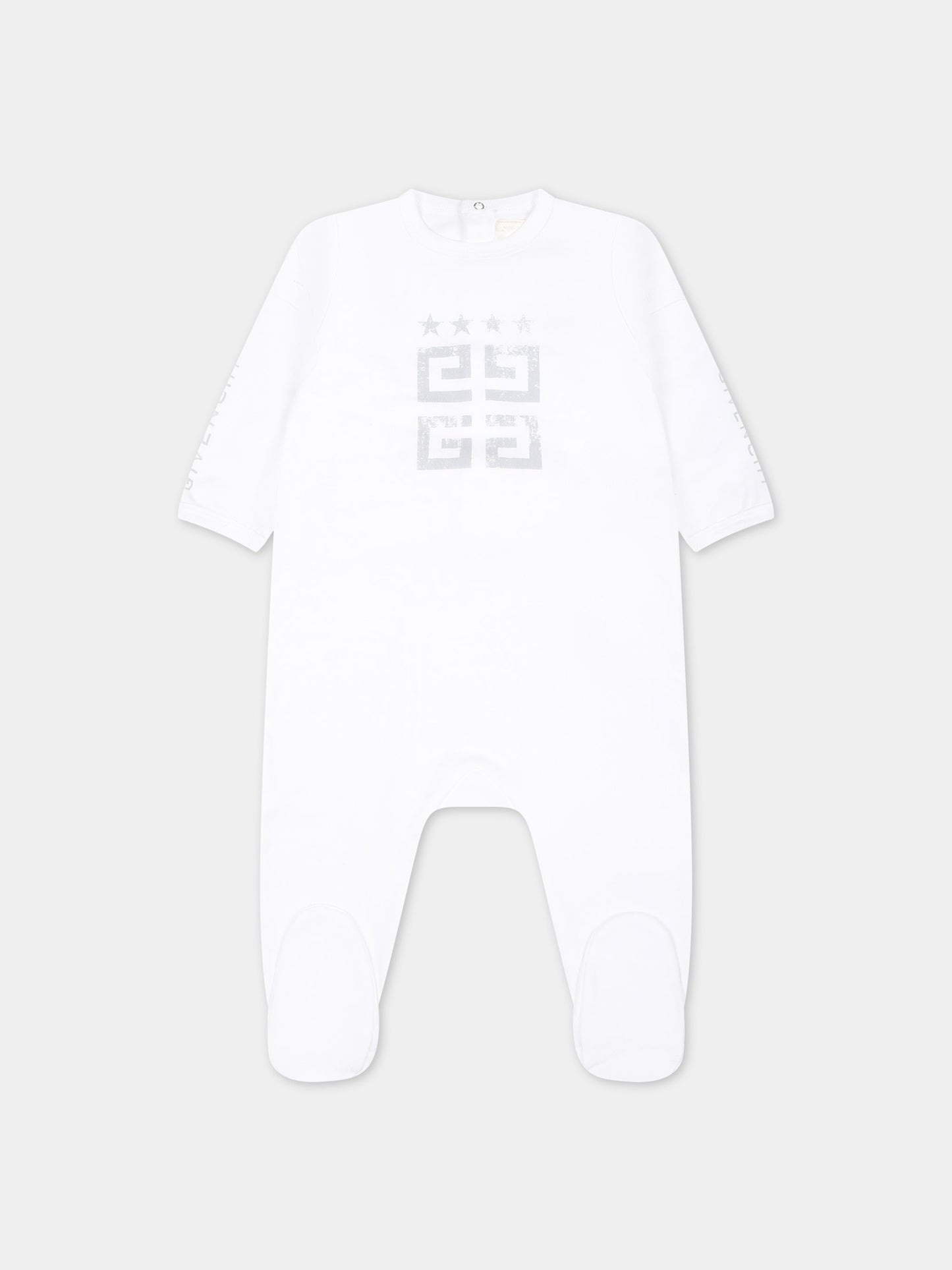 Set bianco per neonati con logo,Givenchy Kids,H30234 10P