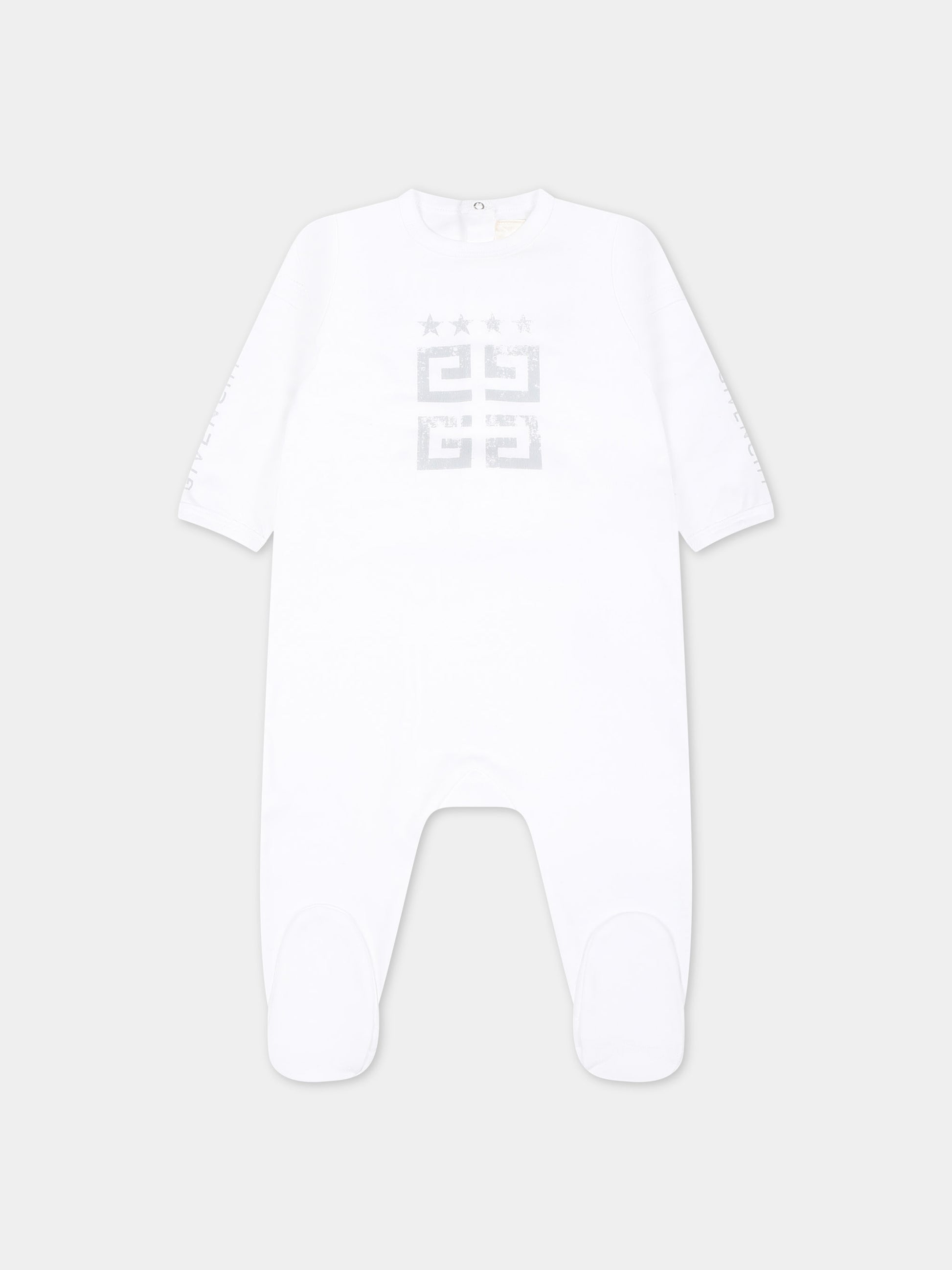 Set bianco per neonati con logo,Givenchy Kids,H30234 10P