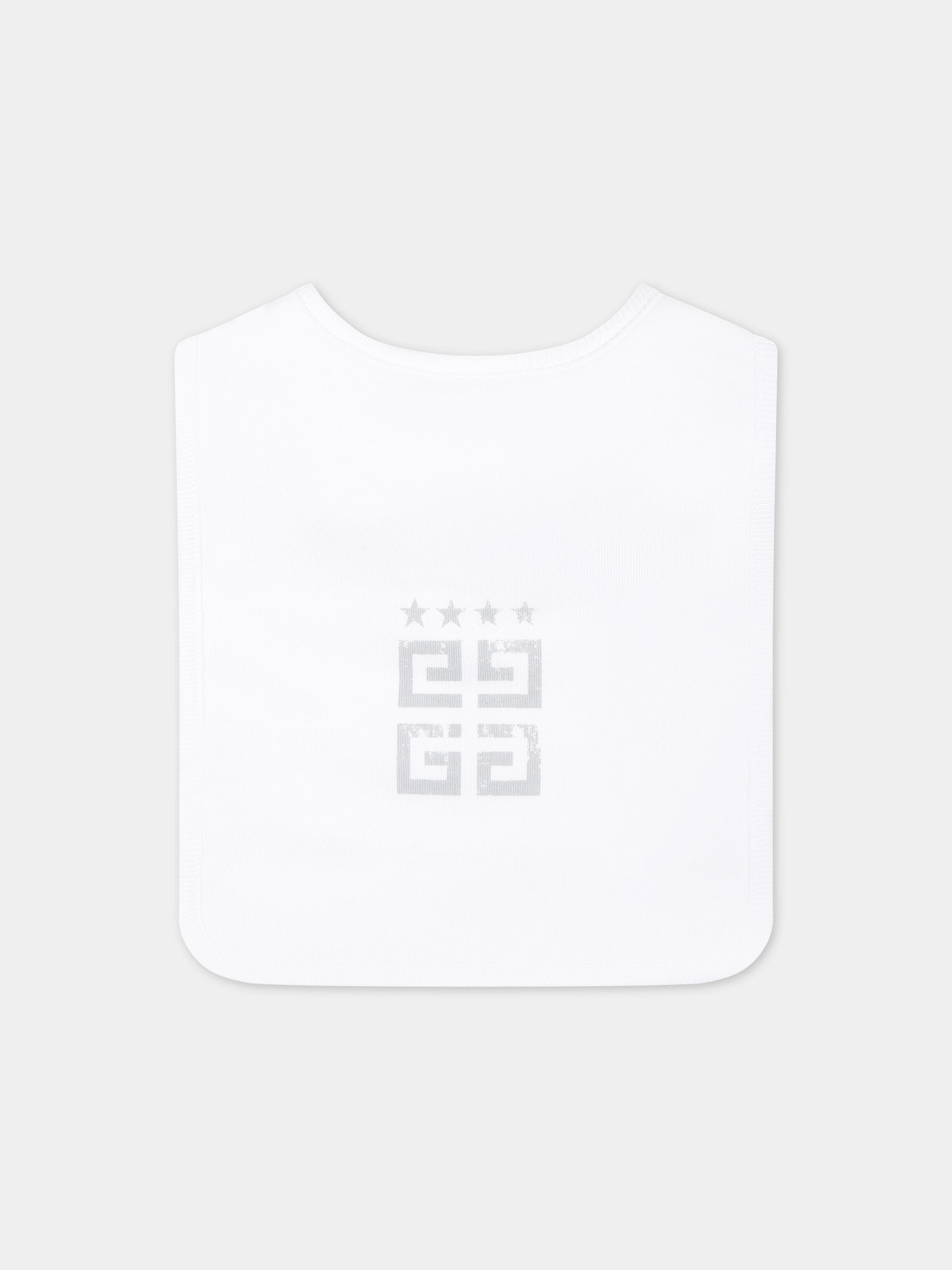 Set bianco per neonati con logo,Givenchy Kids,H30234 10P