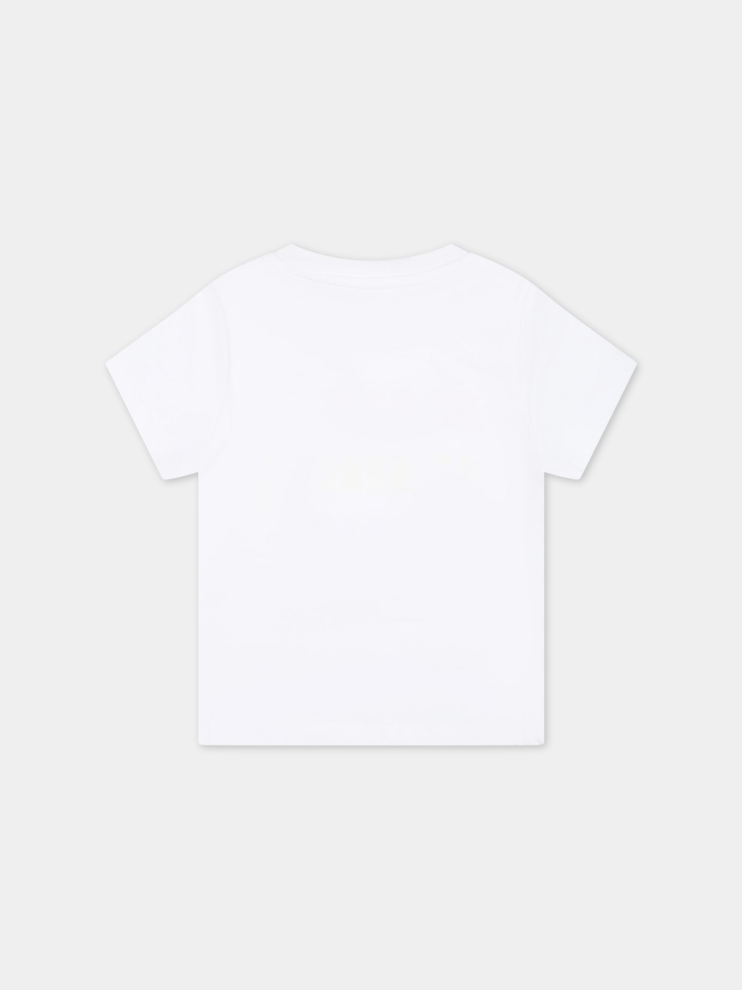 T-shirt bianca per neonato con logo,Givenchy Kids,H30221 10P