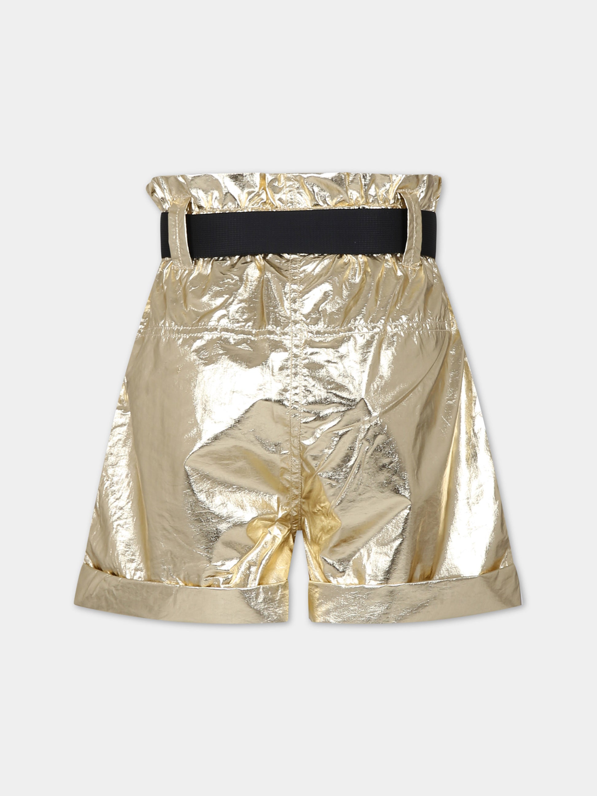 Shorts casual dorato per bambina,Dkny,D60061 560