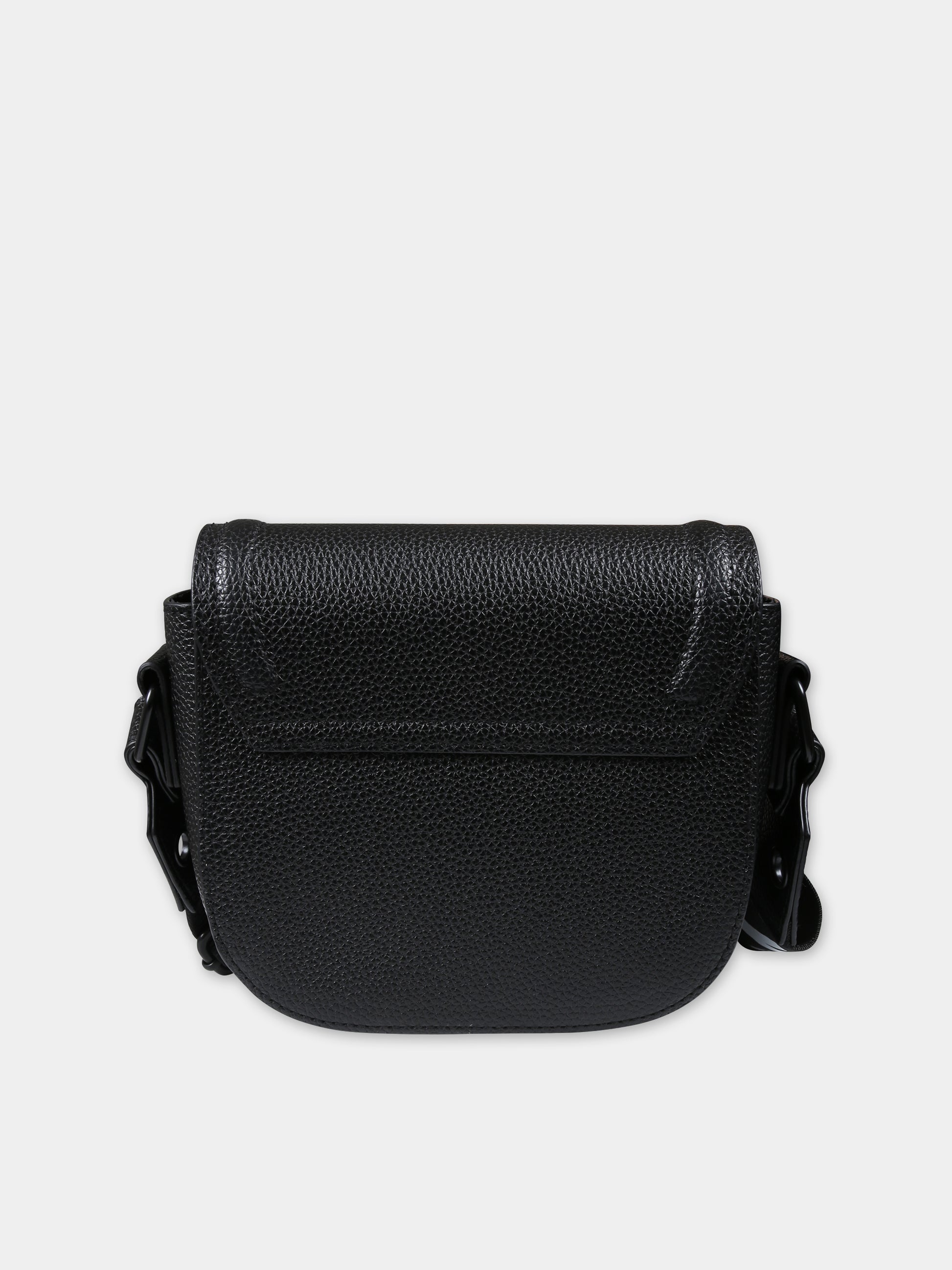 Borsa nera per bambina con logo,Dkny,D60155 09B