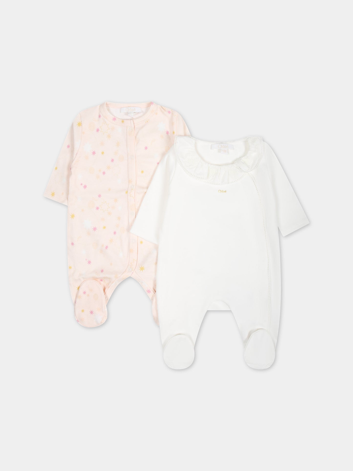 Tutine multicolor per neonata,Chloé Kids,C20188 S01