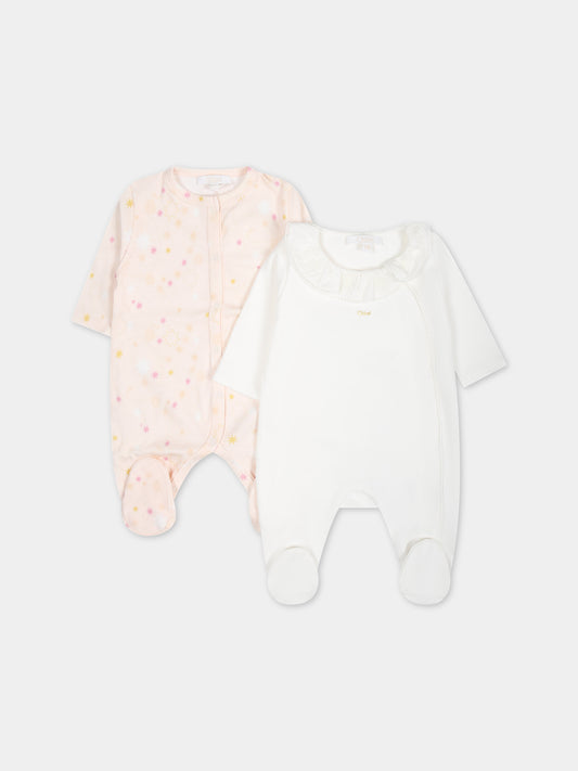 Tutine multicolor per neonata,Chloé Kids,C20188 S01