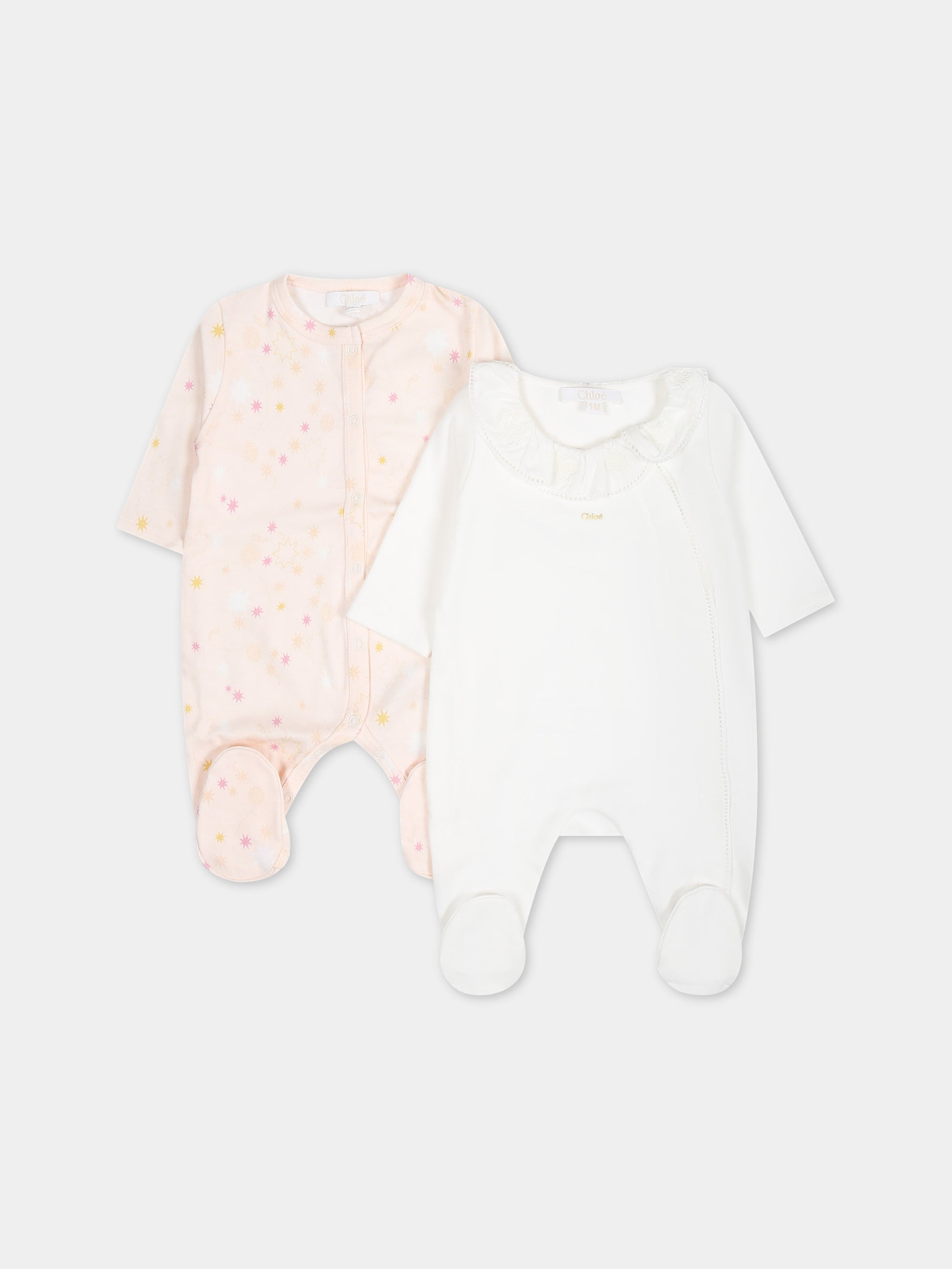 Tutine multicolor per neonata,Chloé Kids,C20188 S01