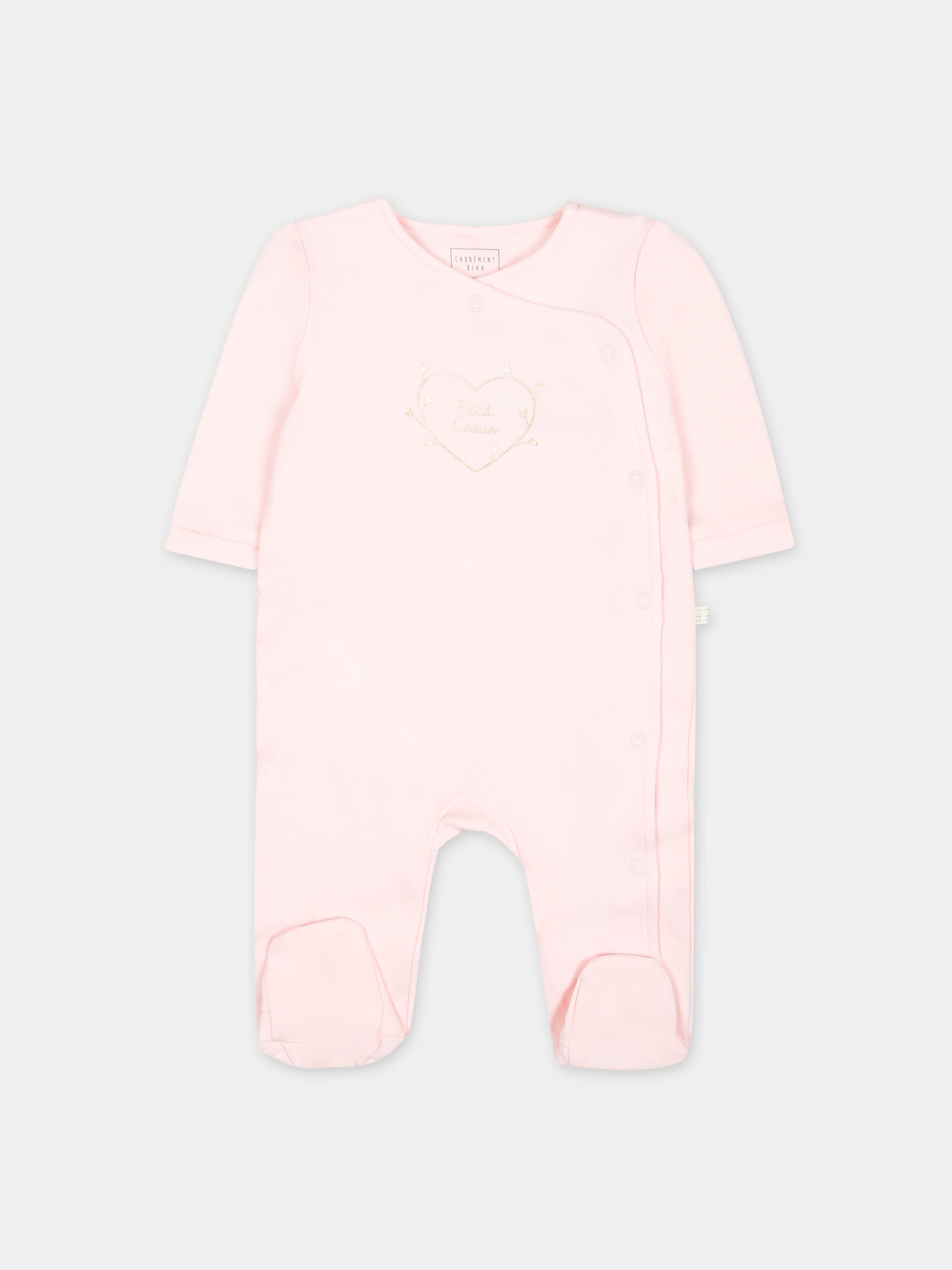 Set rosa per neonata con logo,Carrement Beau,Y30017 43B