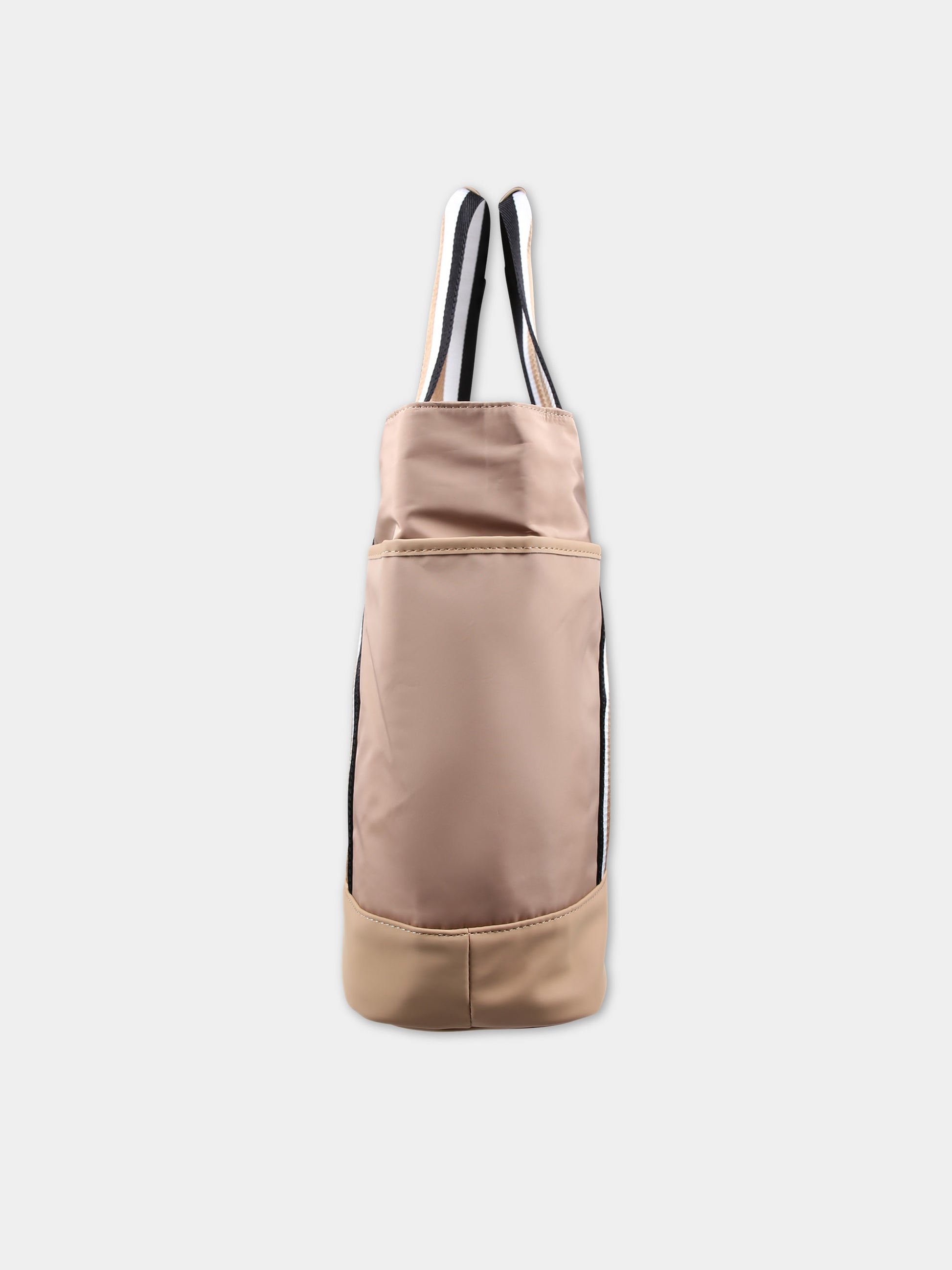 Borsa mamma beige per neonato con logo,Boss,J50938 269