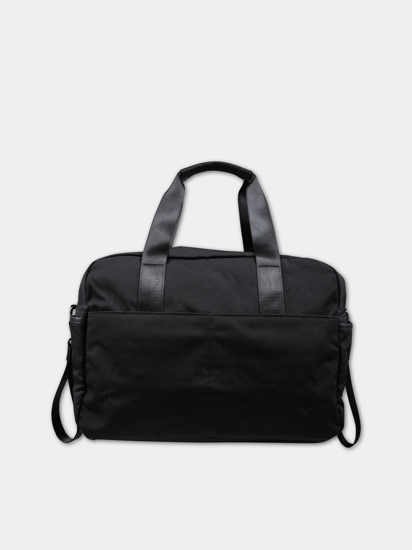 Borsa mamma nera per neonato con logo,Boss,J50942 09B