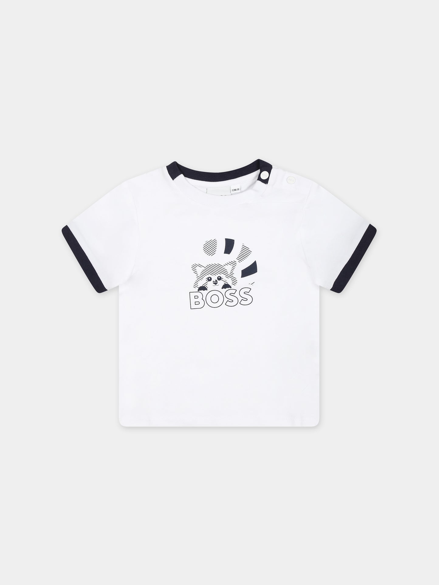 Completo sportivo blu per neonato,Boss,J50788 849