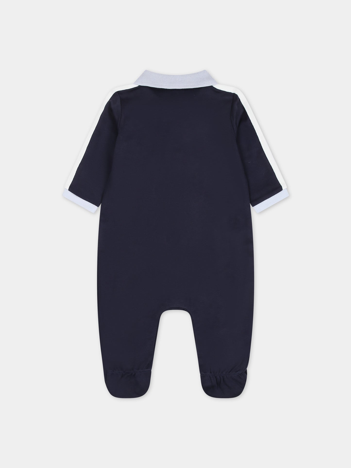Tutina blu per neonato con logo,Boss,J50782 849