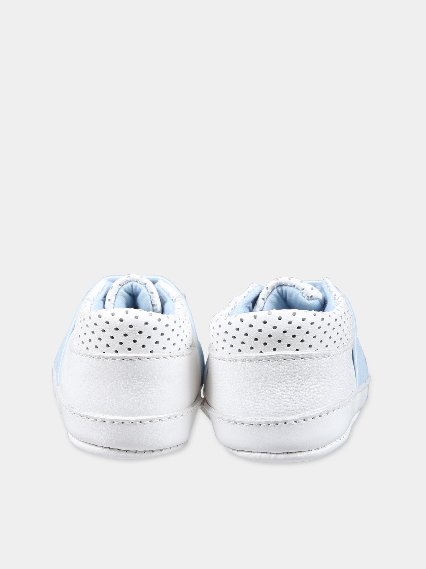 Sneakers bianche per neonato con logo,Boss,J50883 10P