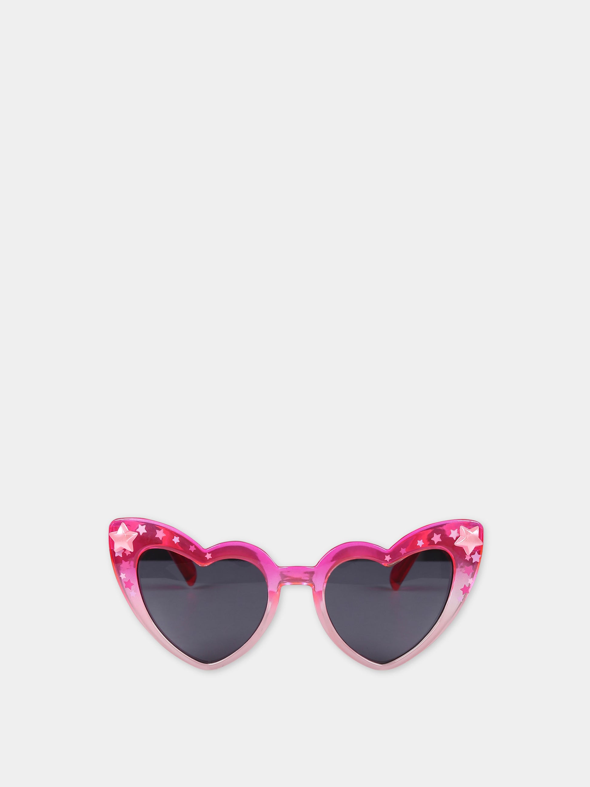 Occhiali da sola fucsia per bambina a forma di cuore,Billieblush,U20304 499