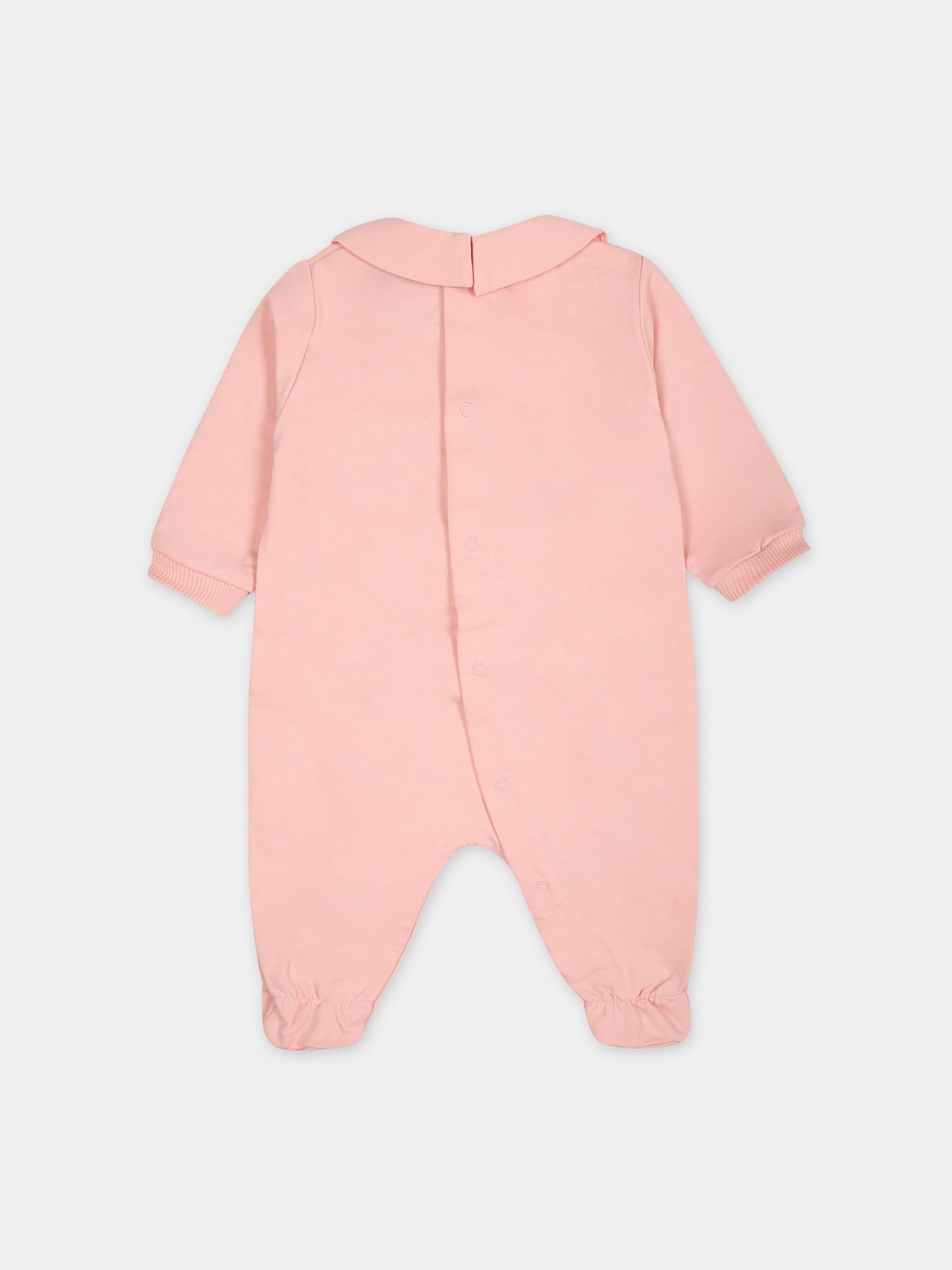 Tutina rosa per neonata con Teddy Bear,Moschino Kids,MUY06P LCA19 50209