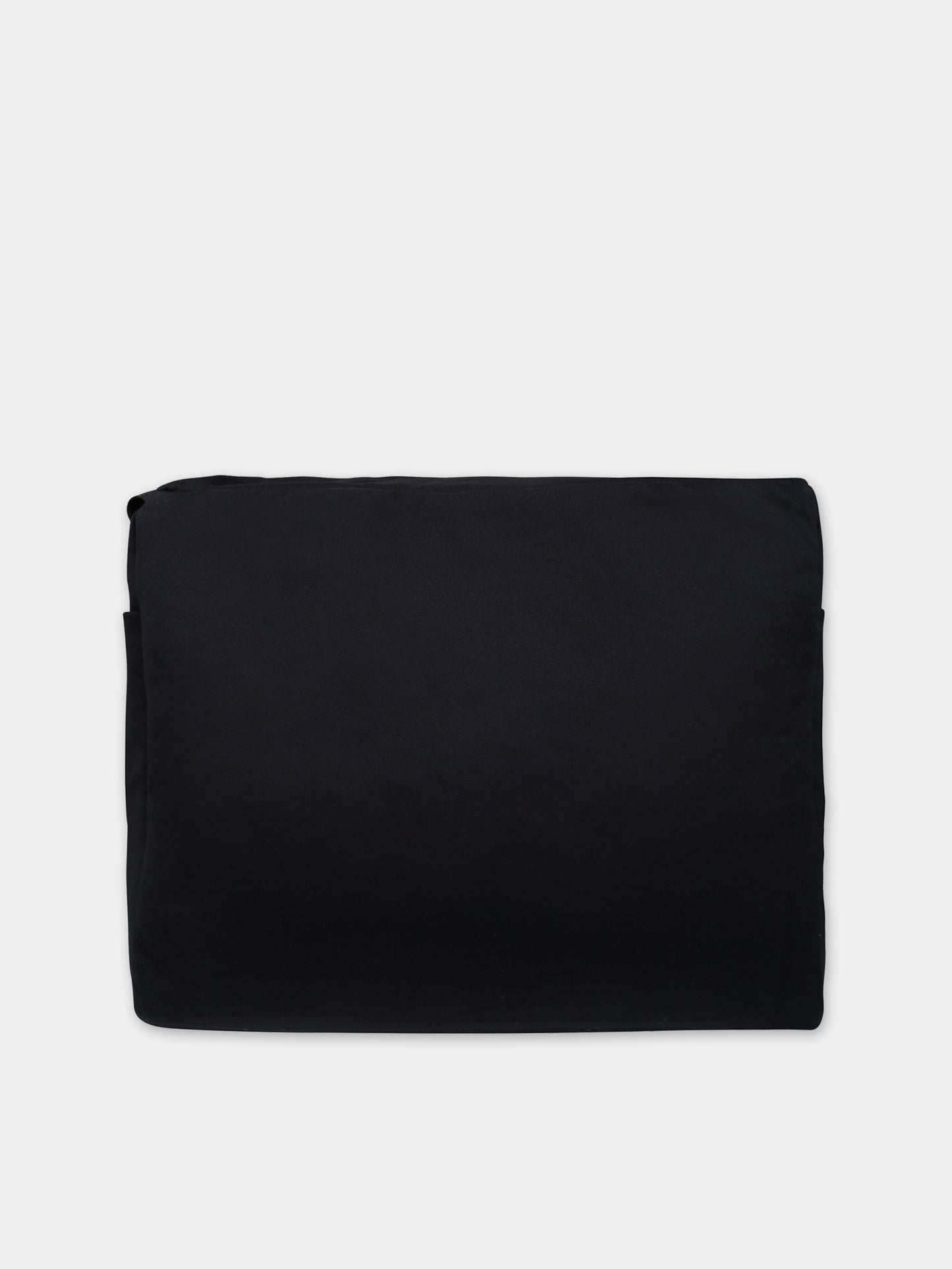 Borsa mamma nera per neonati con Teddy Bear e logo,Moschino Kids,MWX03D LCA19 60100