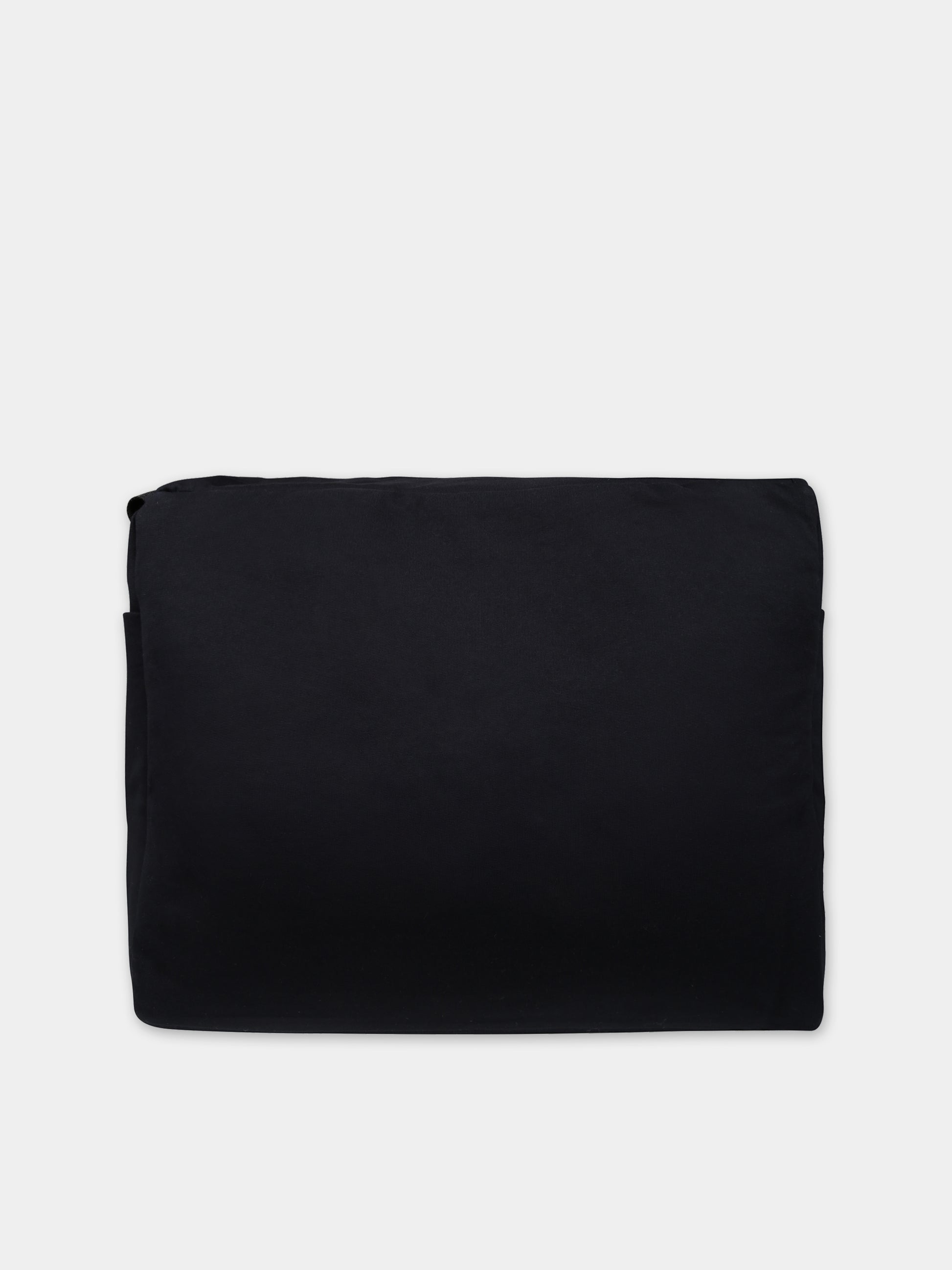 Borsa mamma nera per neonati con Teddy Bear e logo,Moschino Kids,MWX03D LCA19 60100